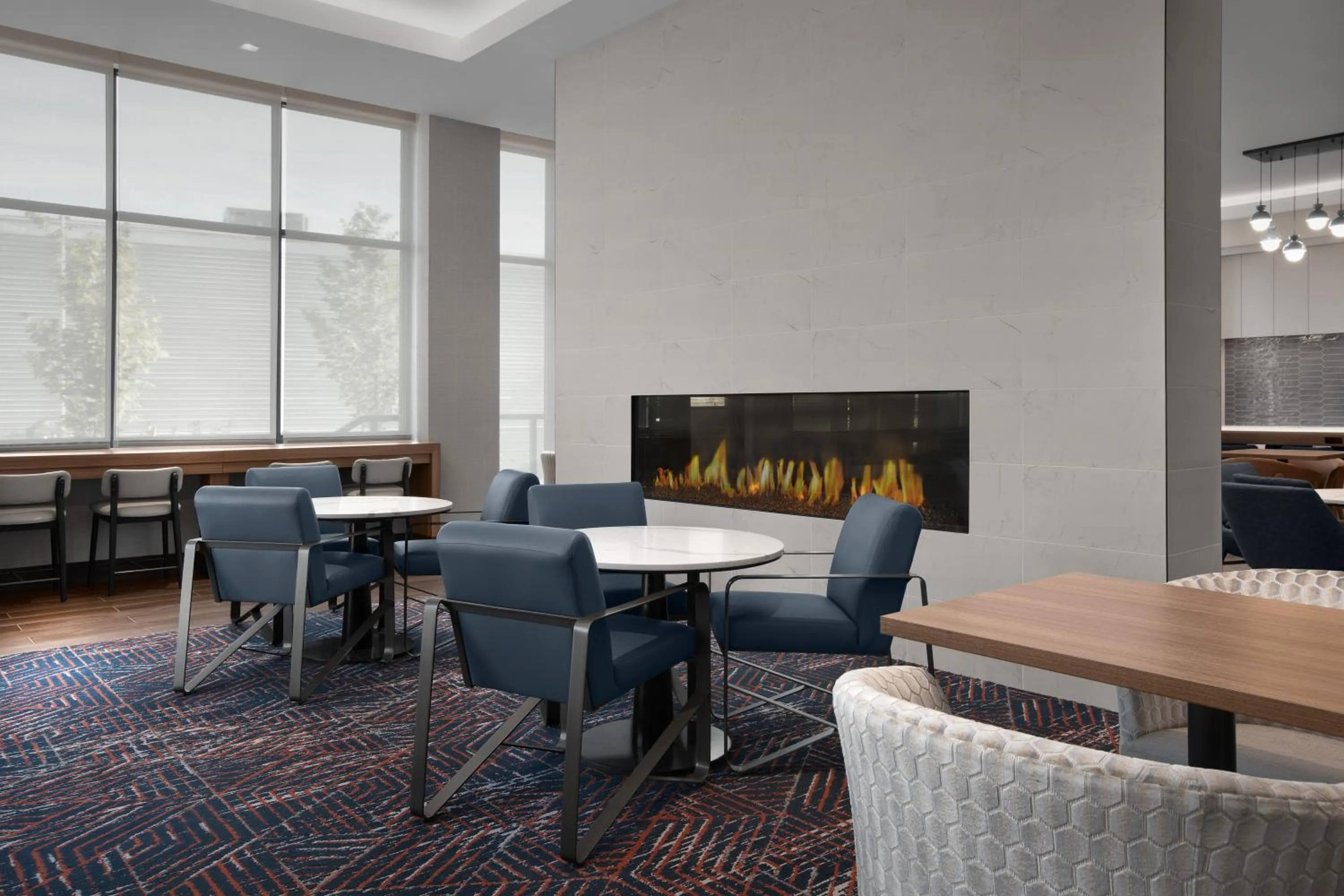 Seating area in Homewood Suites By Hilton Portsmouth Downtown