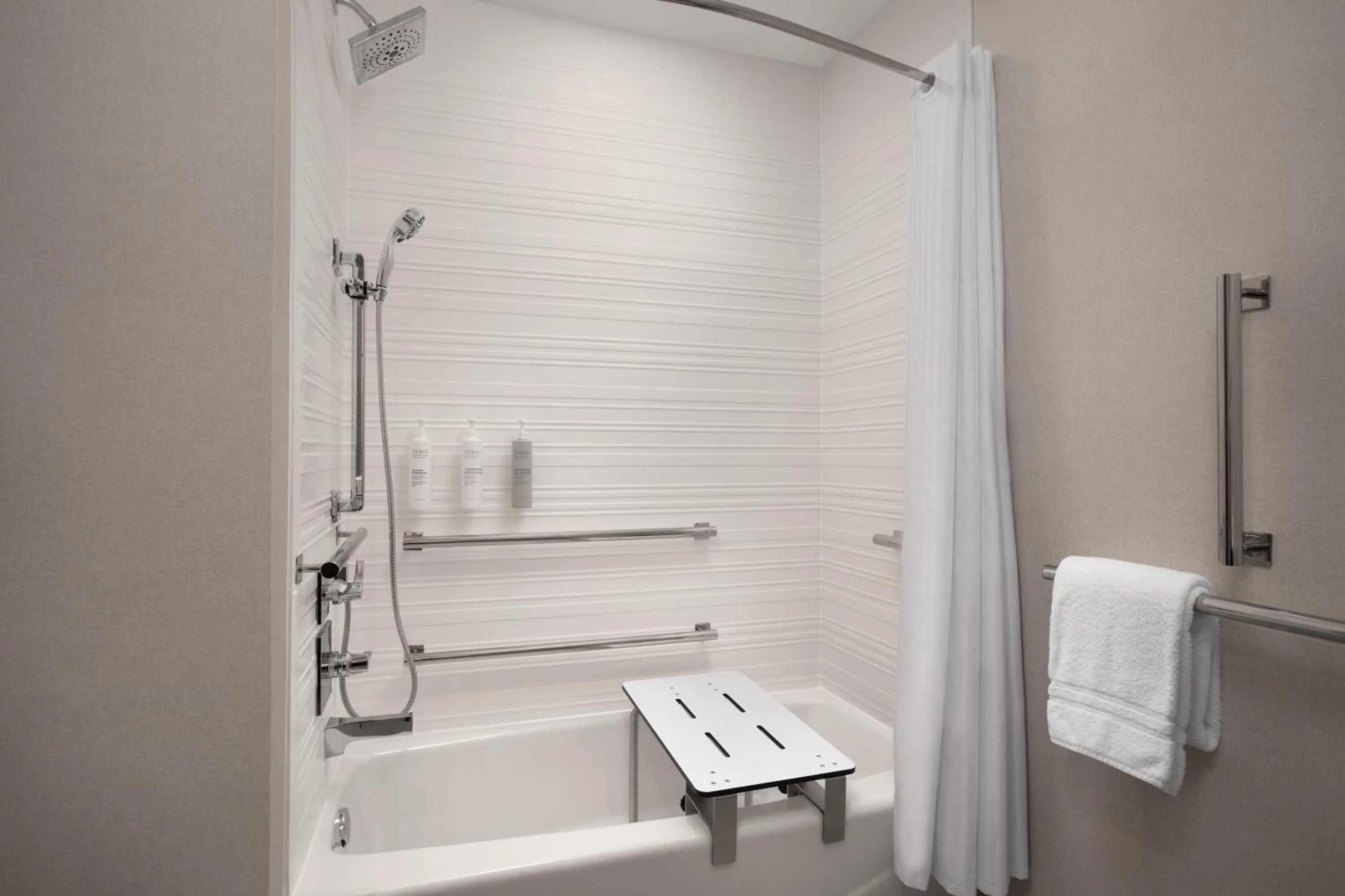 Bathroom in Homewood Suites By Hilton Portsmouth Downtown