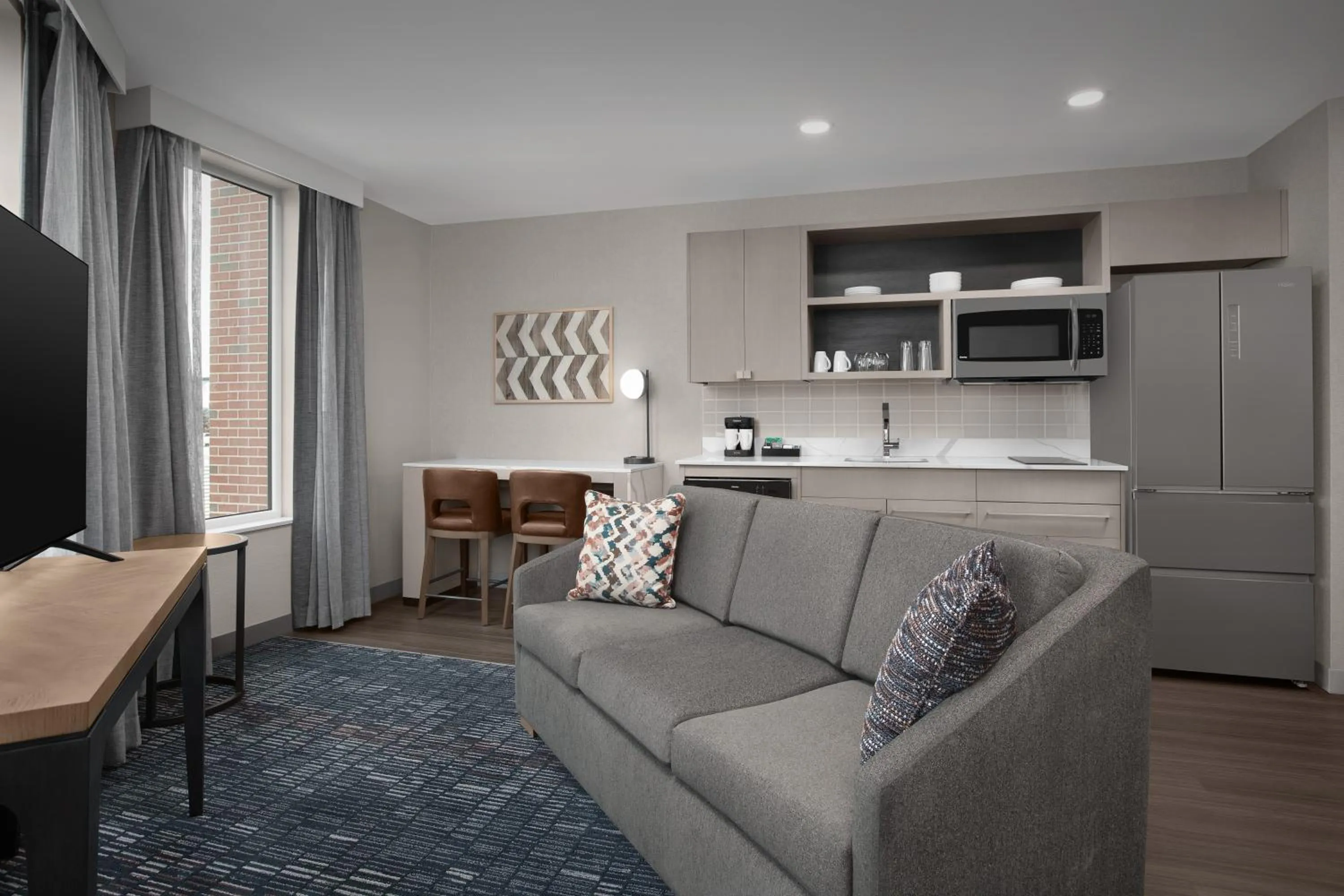 Bedroom in Homewood Suites By Hilton Portsmouth Downtown