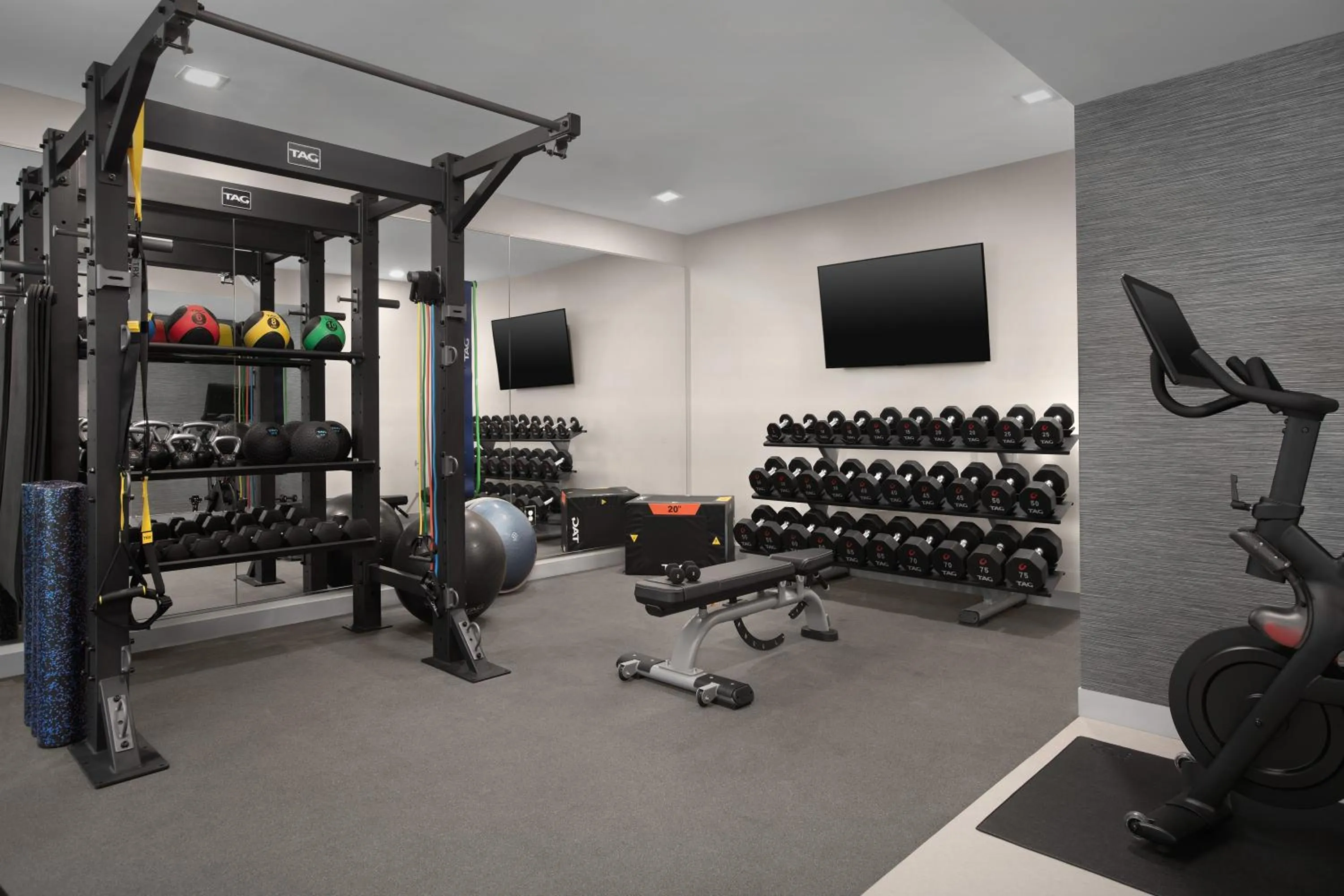 Fitness centre/facilities in Homewood Suites By Hilton Portsmouth Downtown