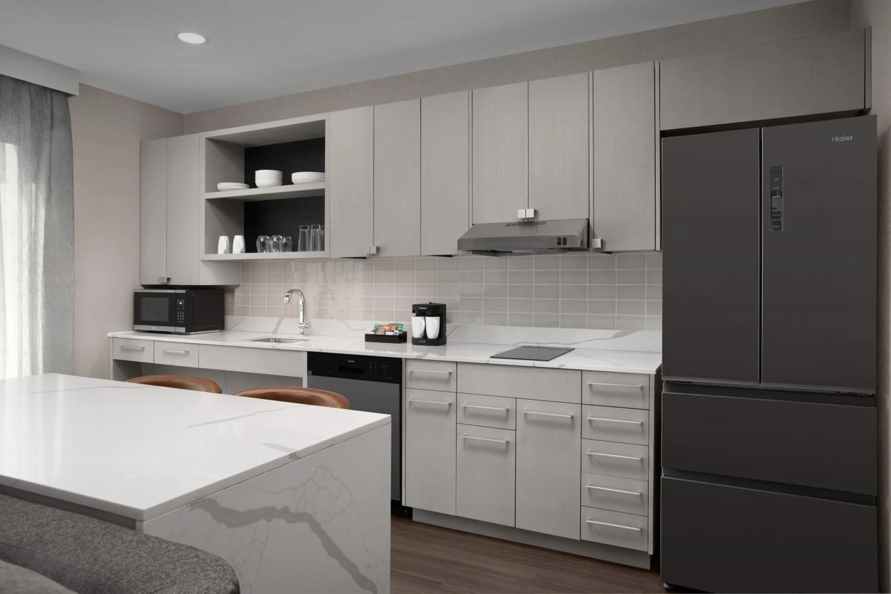 kitchen in Homewood Suites By Hilton Portsmouth Downtown