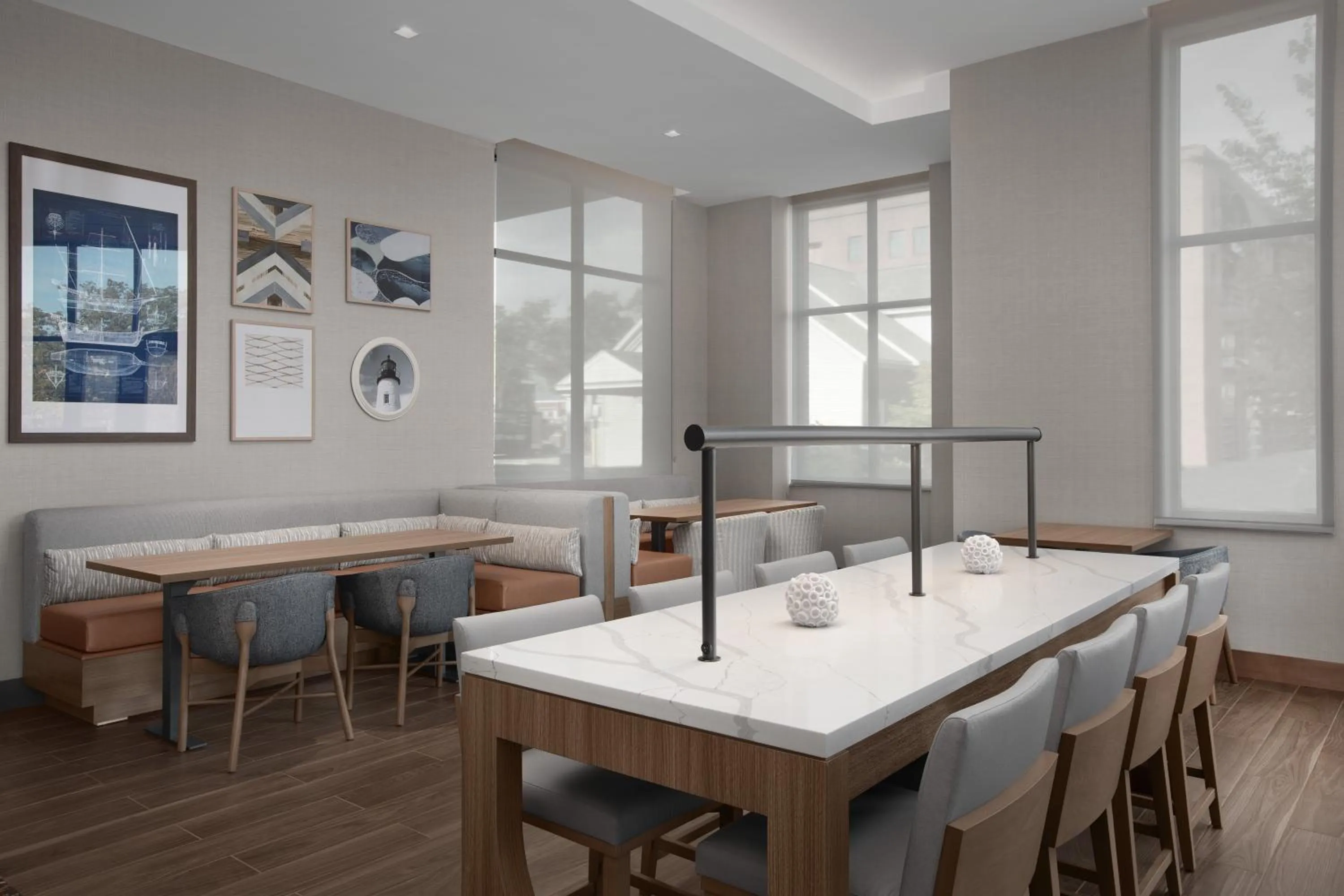 Seating area in Homewood Suites By Hilton Portsmouth Downtown