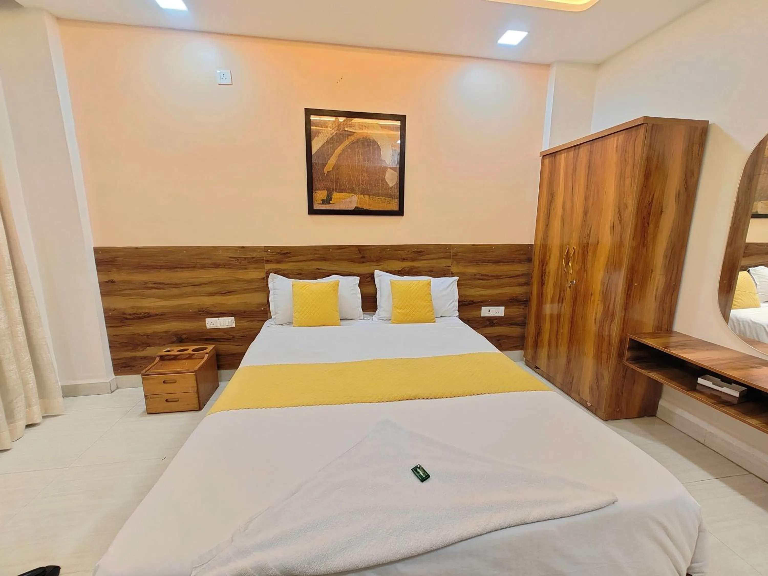 Bed in Hotel Sskar Executive