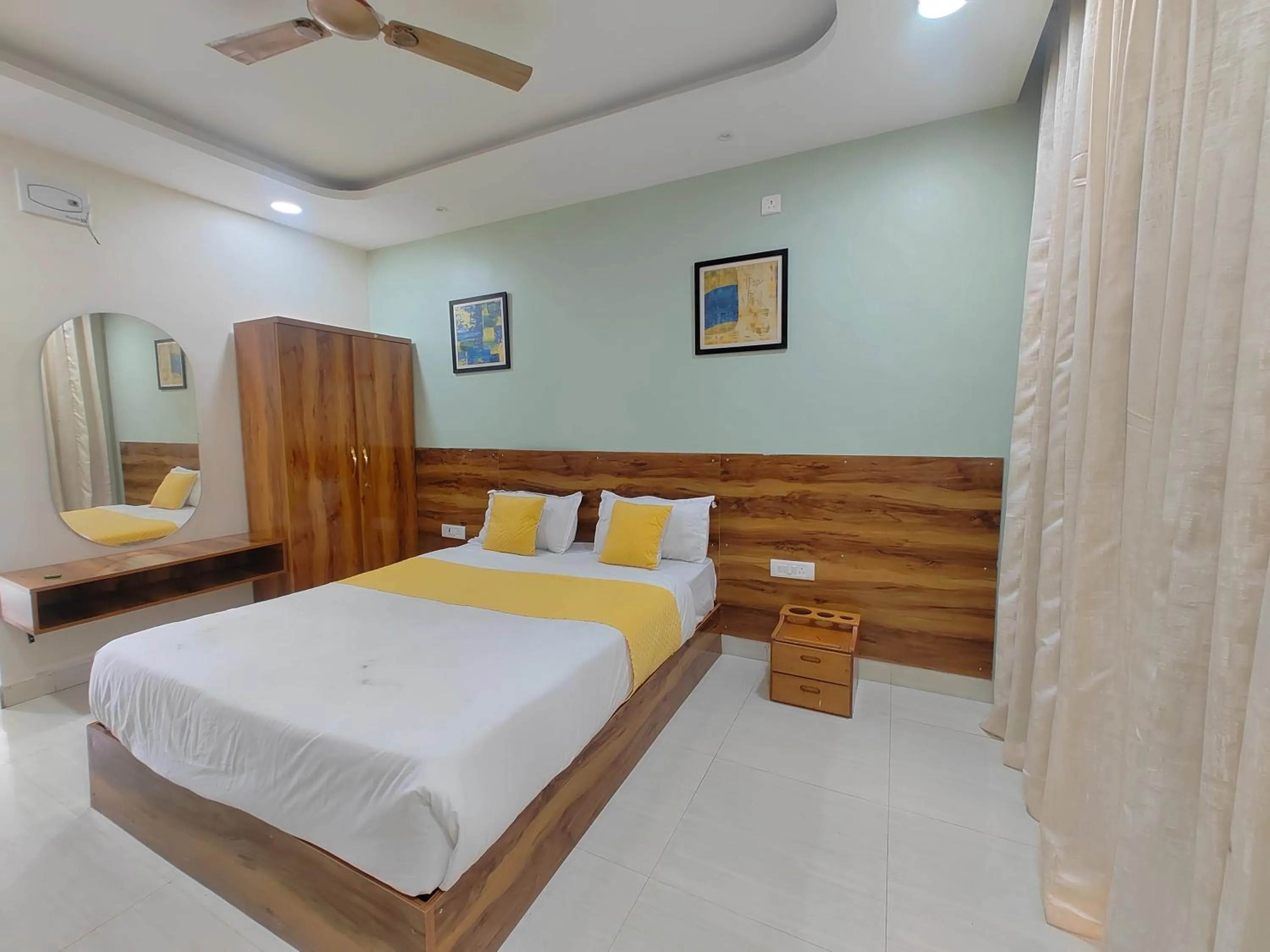 Bed in Hotel Sskar Executive