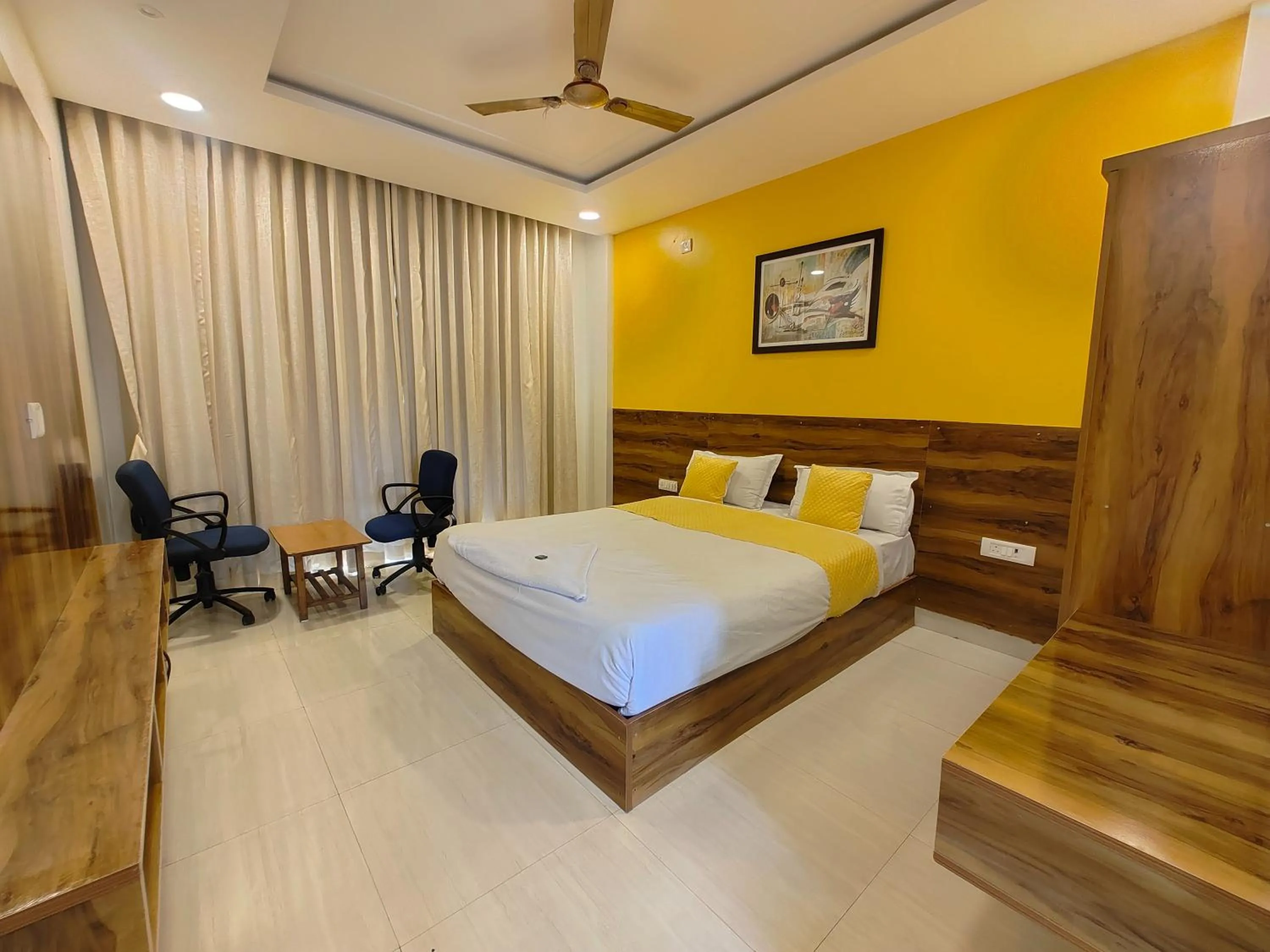 Bed in Hotel Sskar Executive