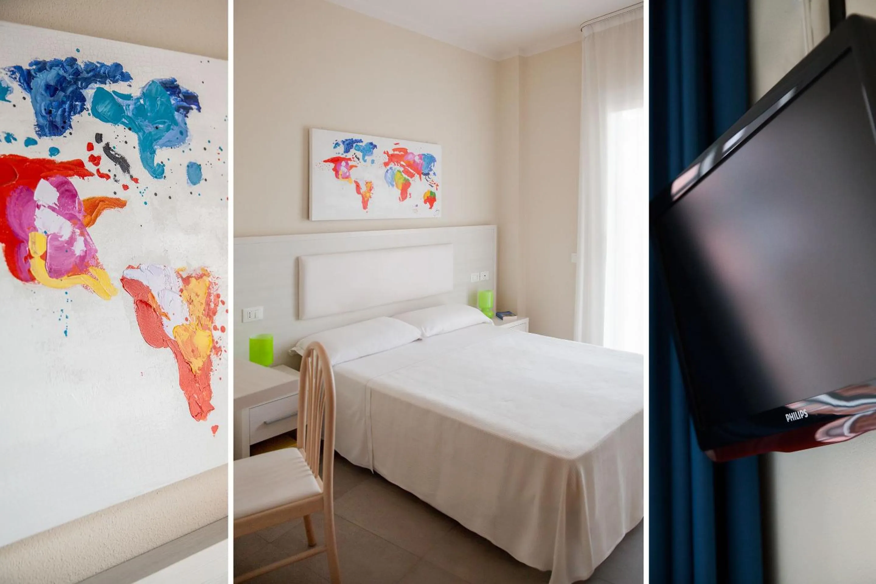 Bed in Hotel Olympic