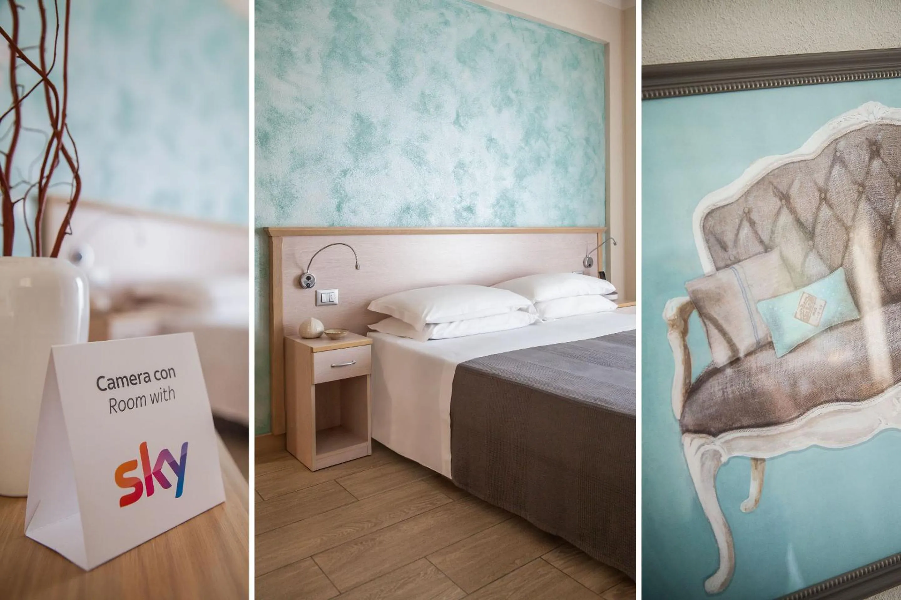 Bed in Hotel Olympic