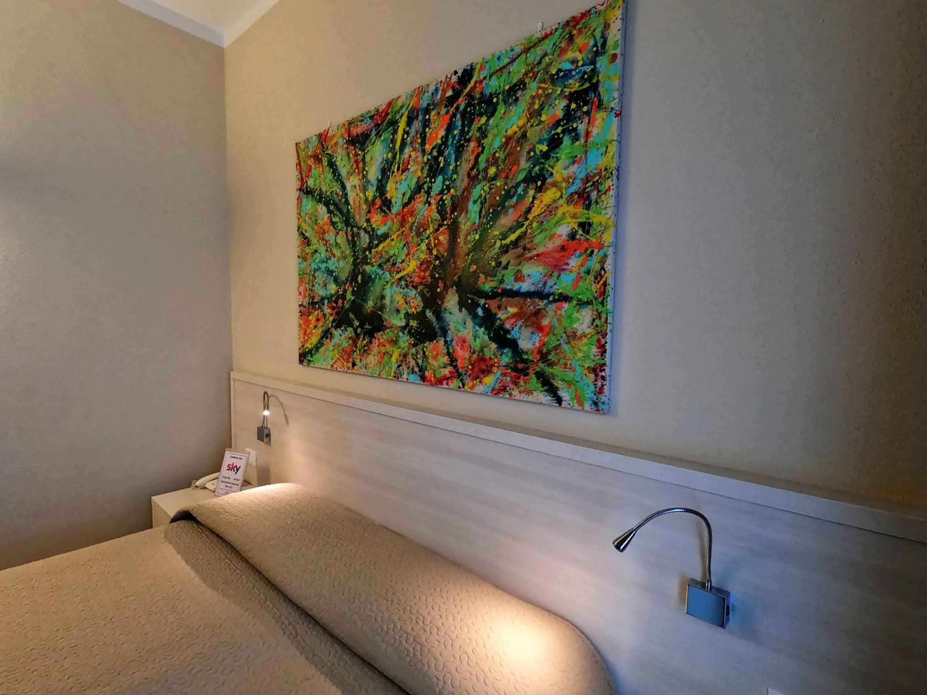 Bed in Hotel Olympic