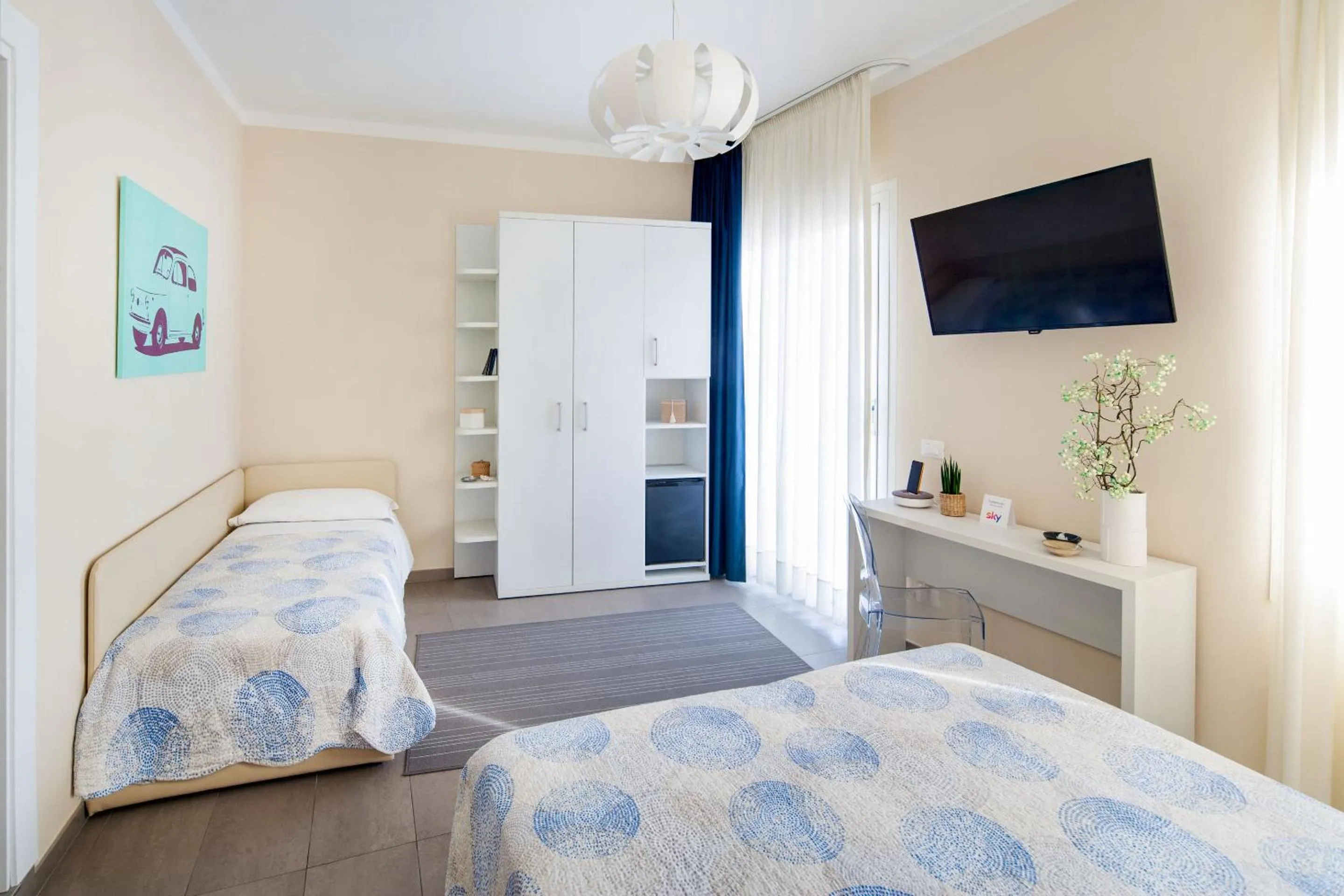 Bed in Hotel Olympic