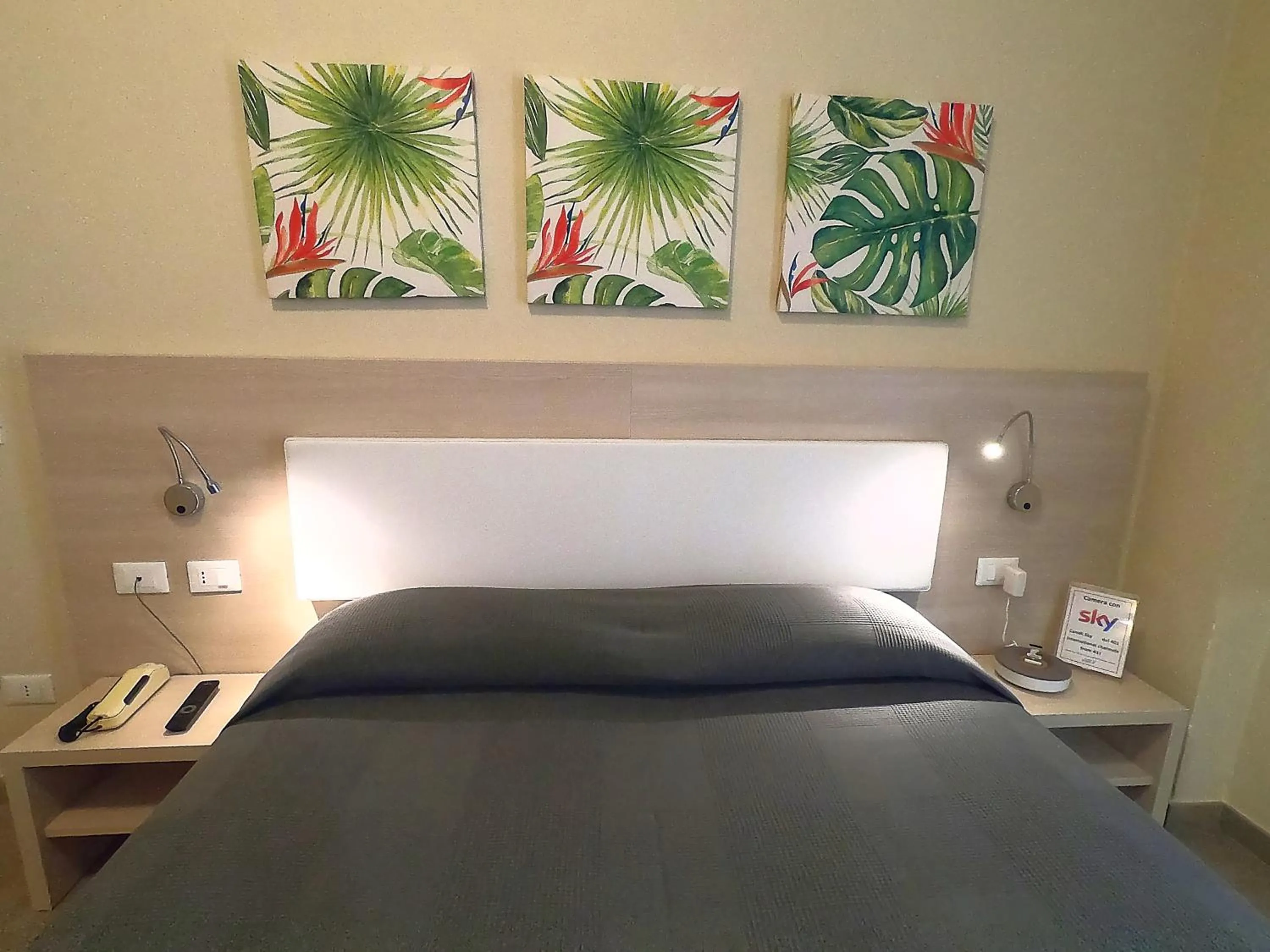 Bed in Hotel Olympic