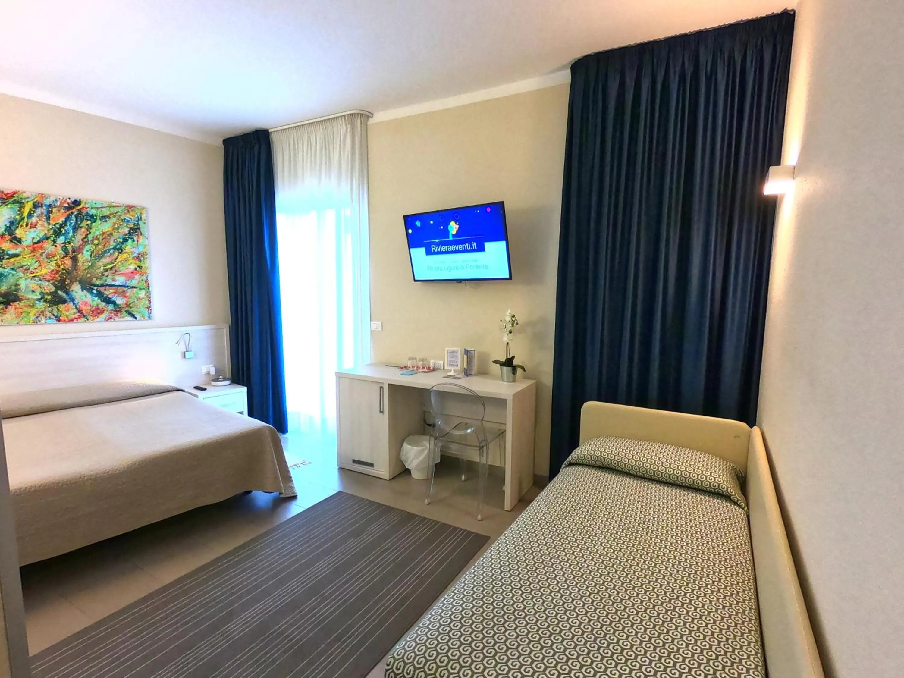 Bed in Hotel Olympic