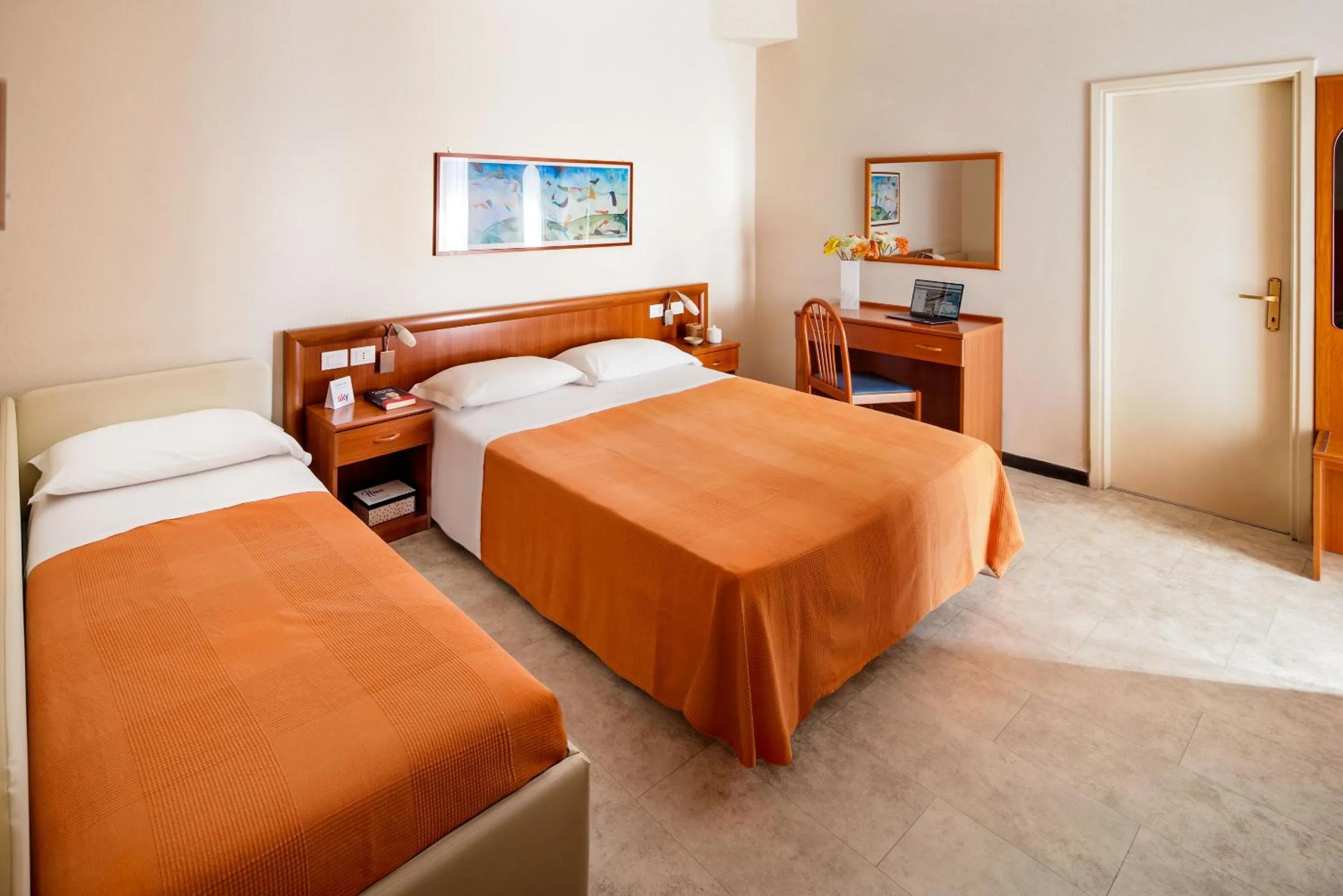 Bed in Hotel Olympic