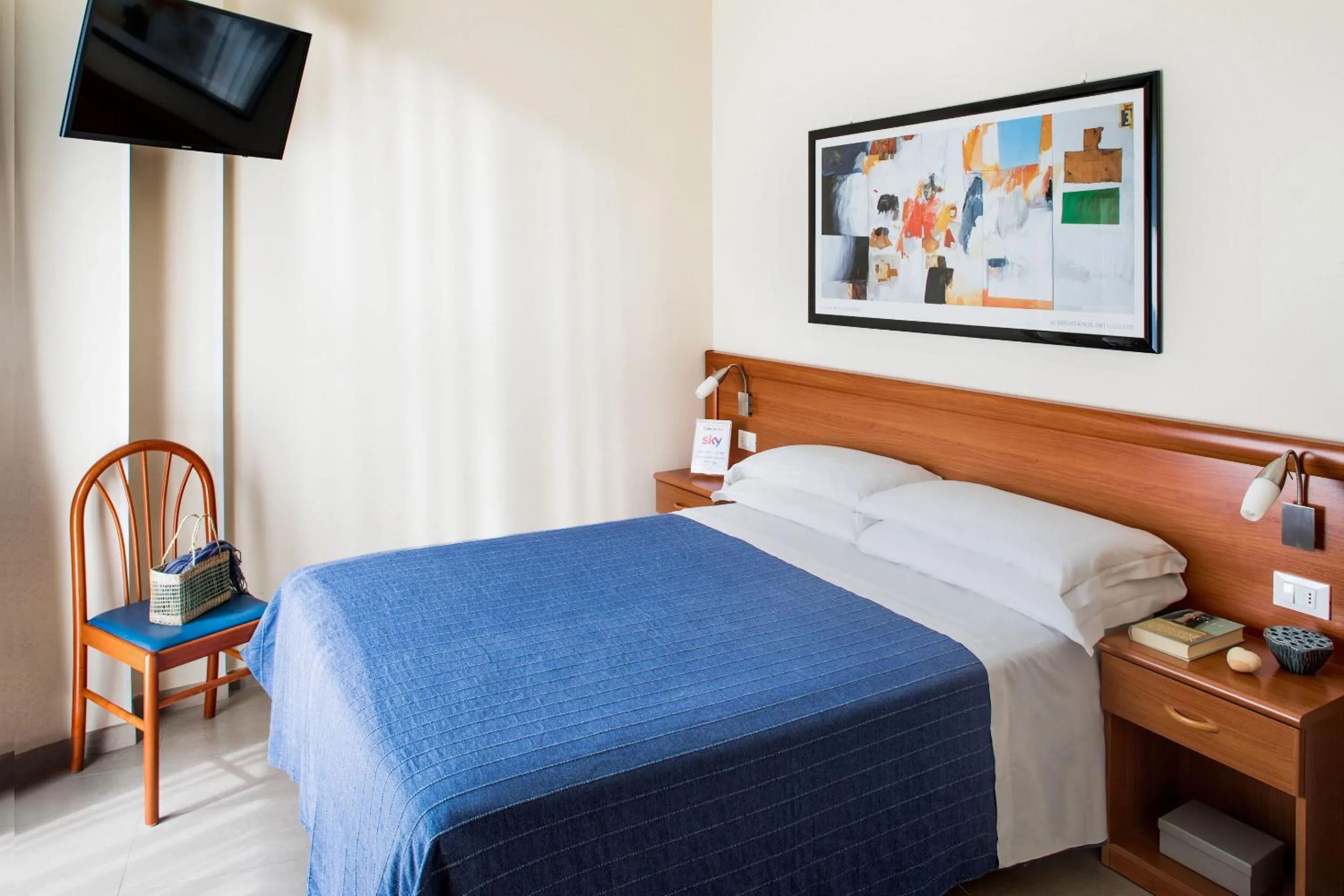 Bed in Hotel Olympic