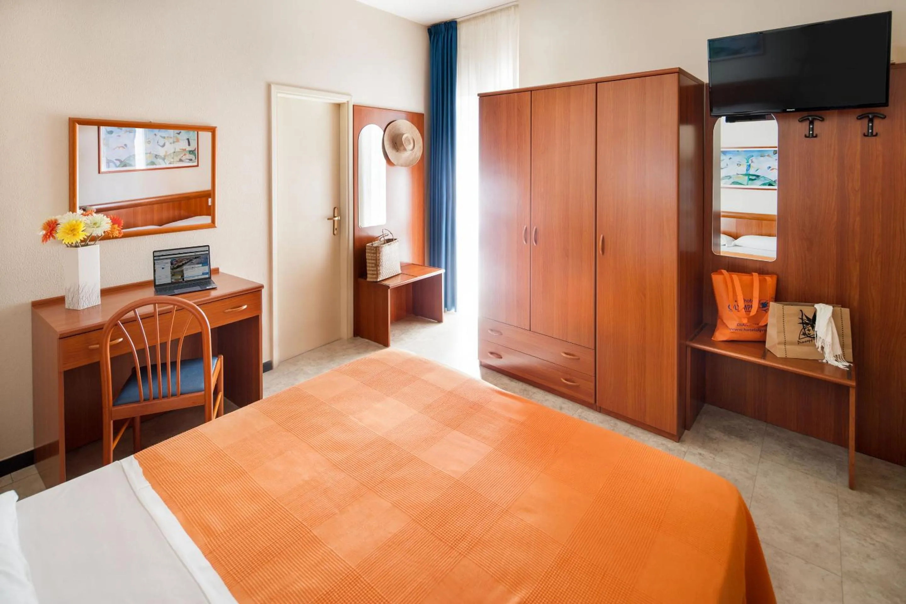 Bed in Hotel Olympic