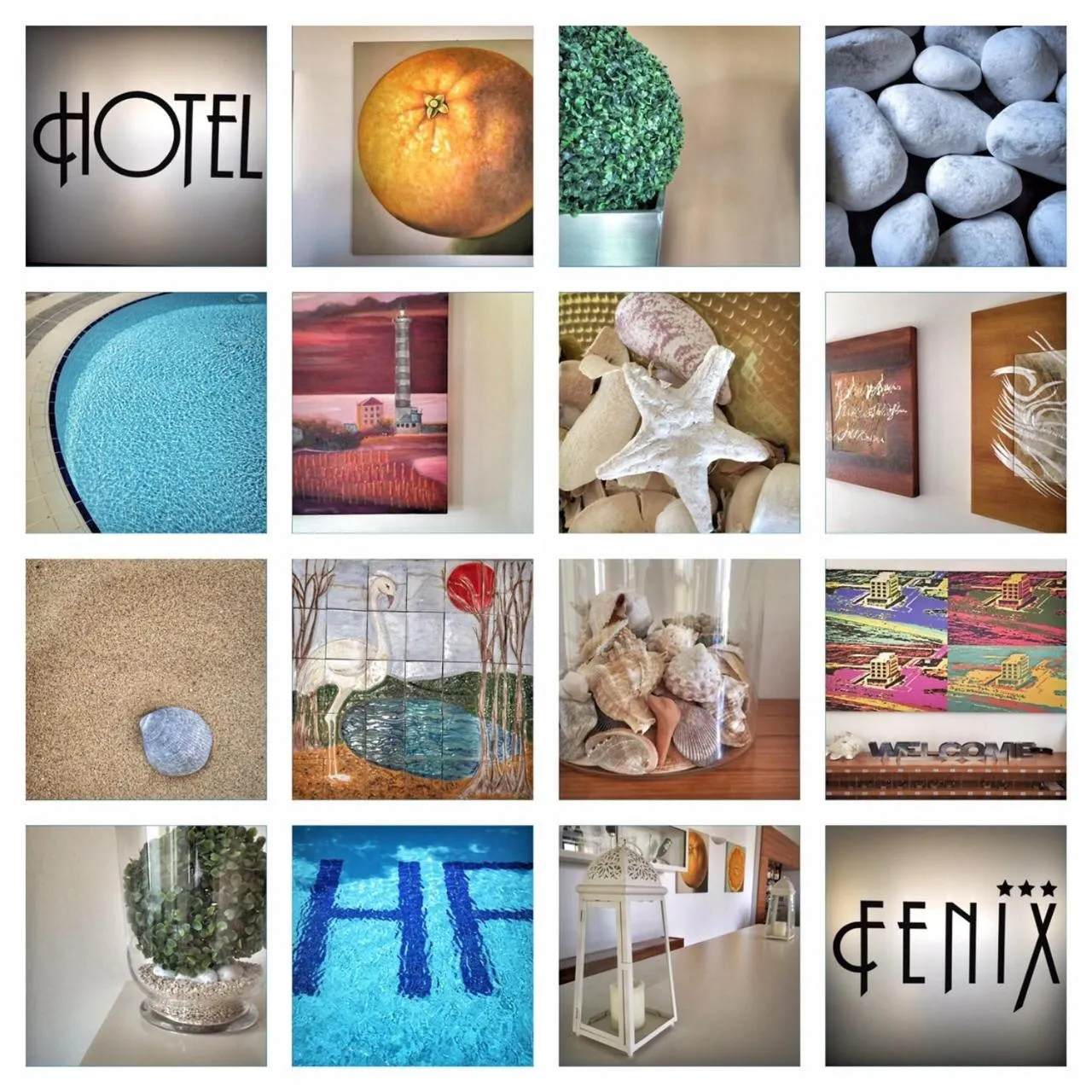 Decorative detail in Hotel Fenix