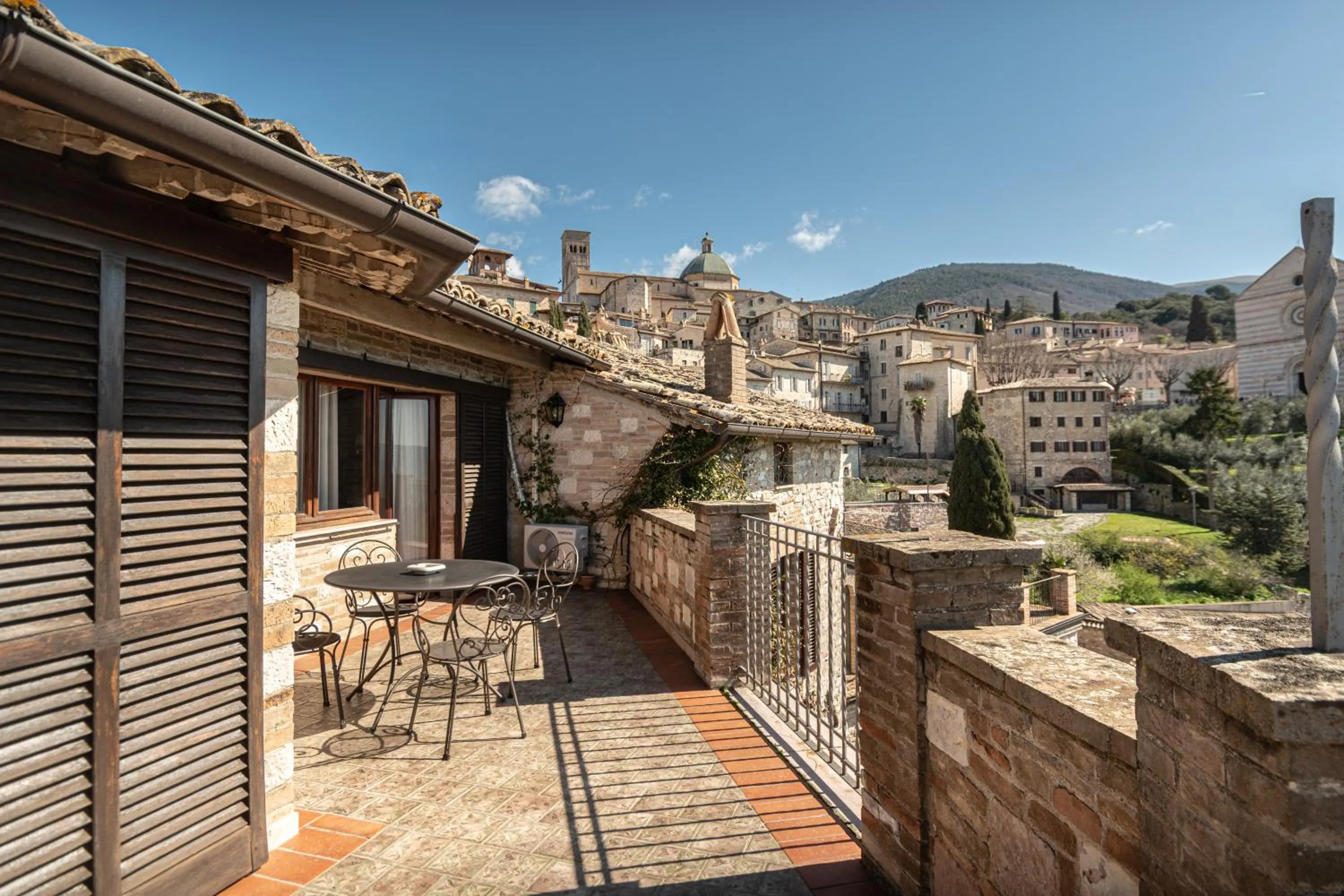 Balcony/Terrace in Residenza D'epoca San Crispino