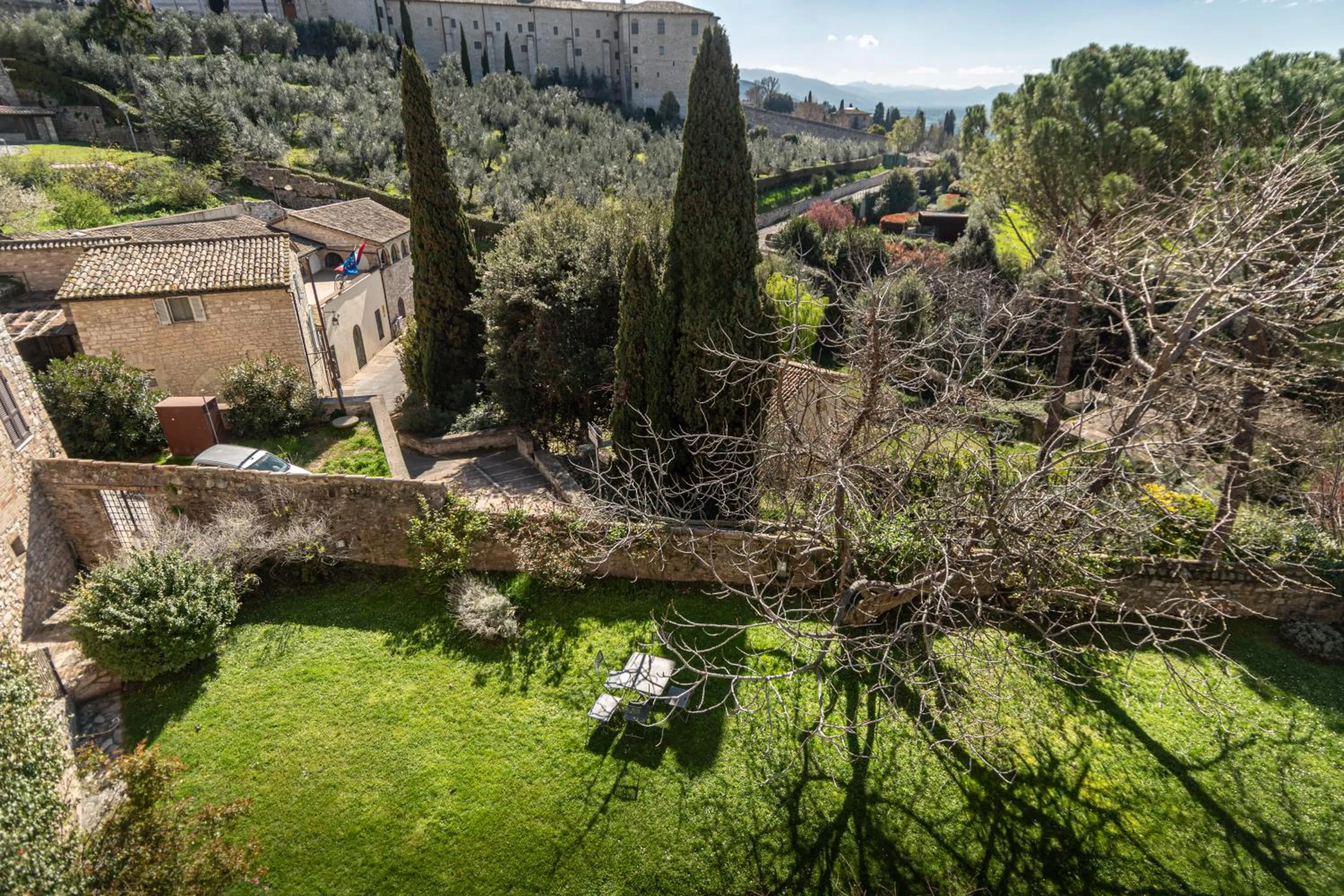 Garden view in Residenza D'epoca San Crispino