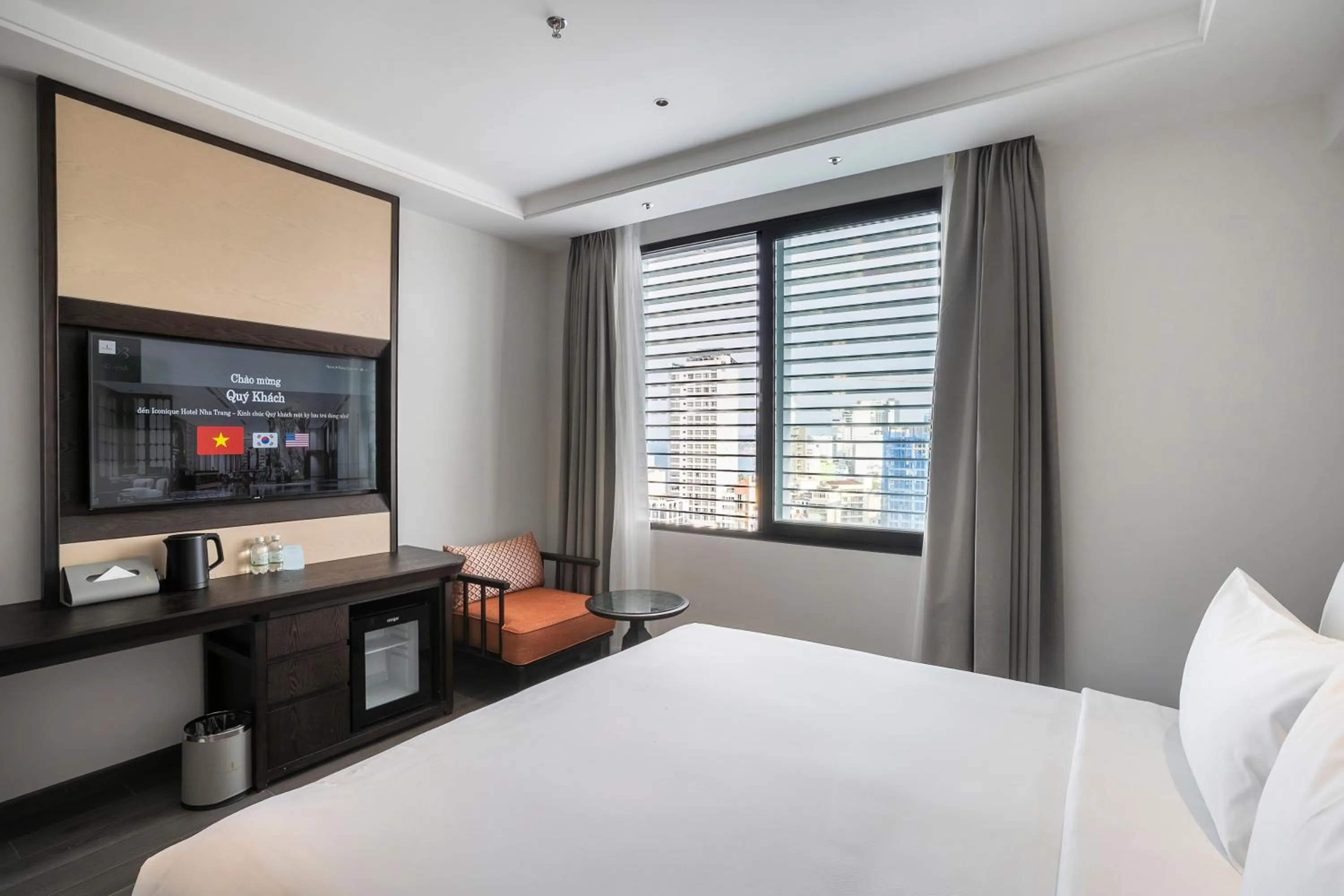 Bedroom, Bed in Iconique Hotel Nha Trang