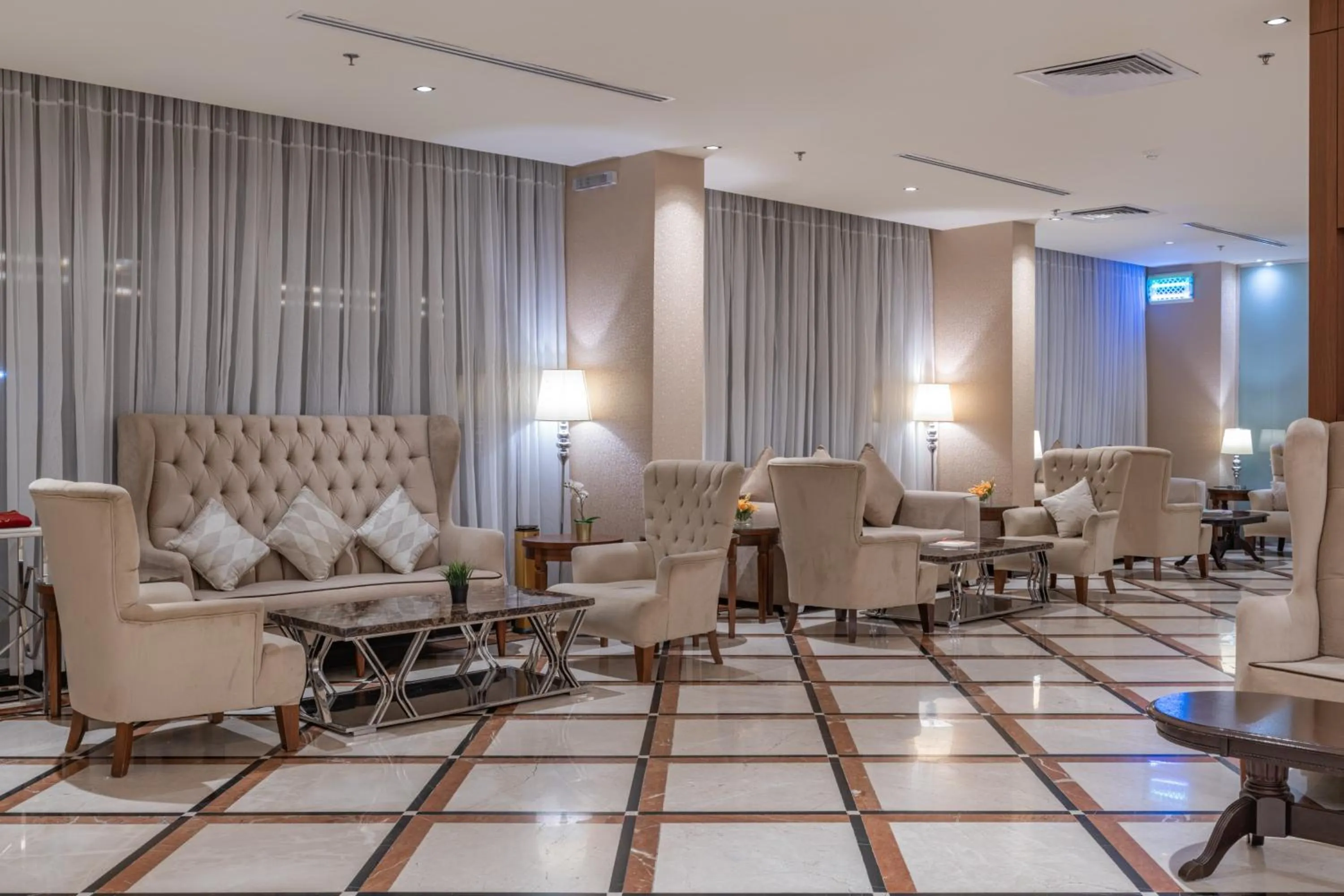 Seating area in Sunday Red Sea Fountain Alhamra Formerly Vivid Plaza Hotel