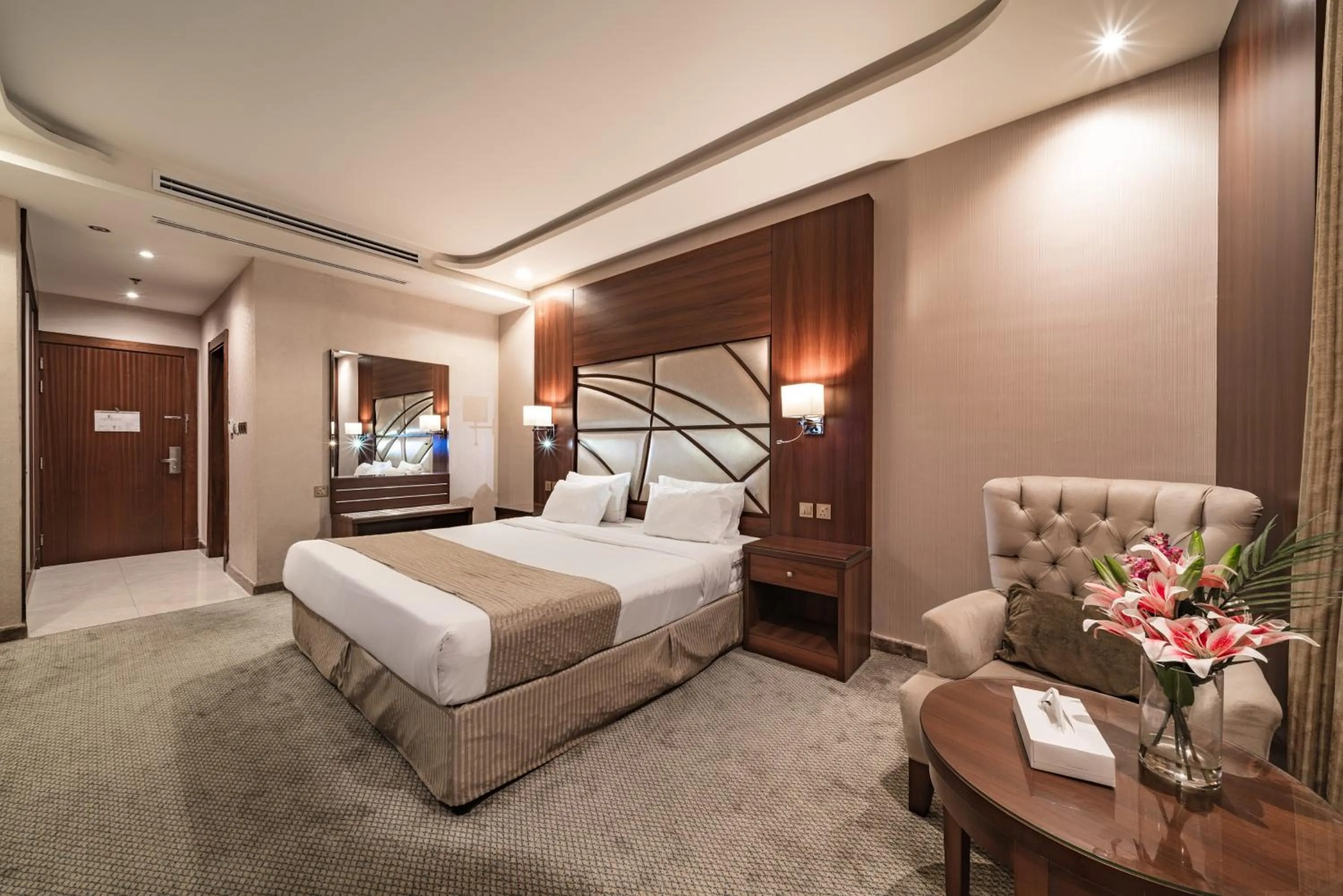 Bedroom in Sunday Red Sea Fountain Alhamra Formerly Vivid Plaza Hotel