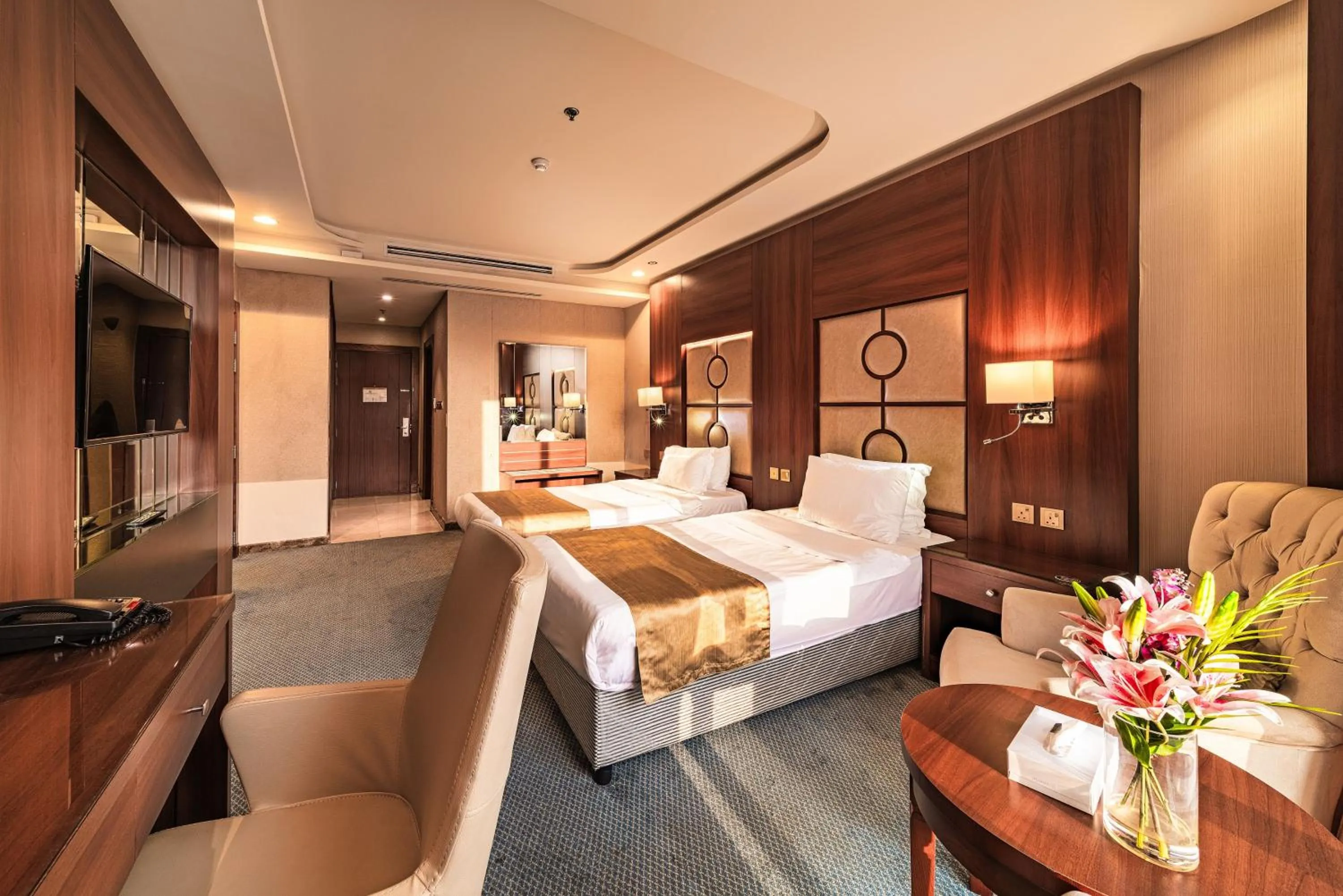 Bedroom in Sunday Red Sea Fountain Alhamra Formerly Vivid Plaza Hotel