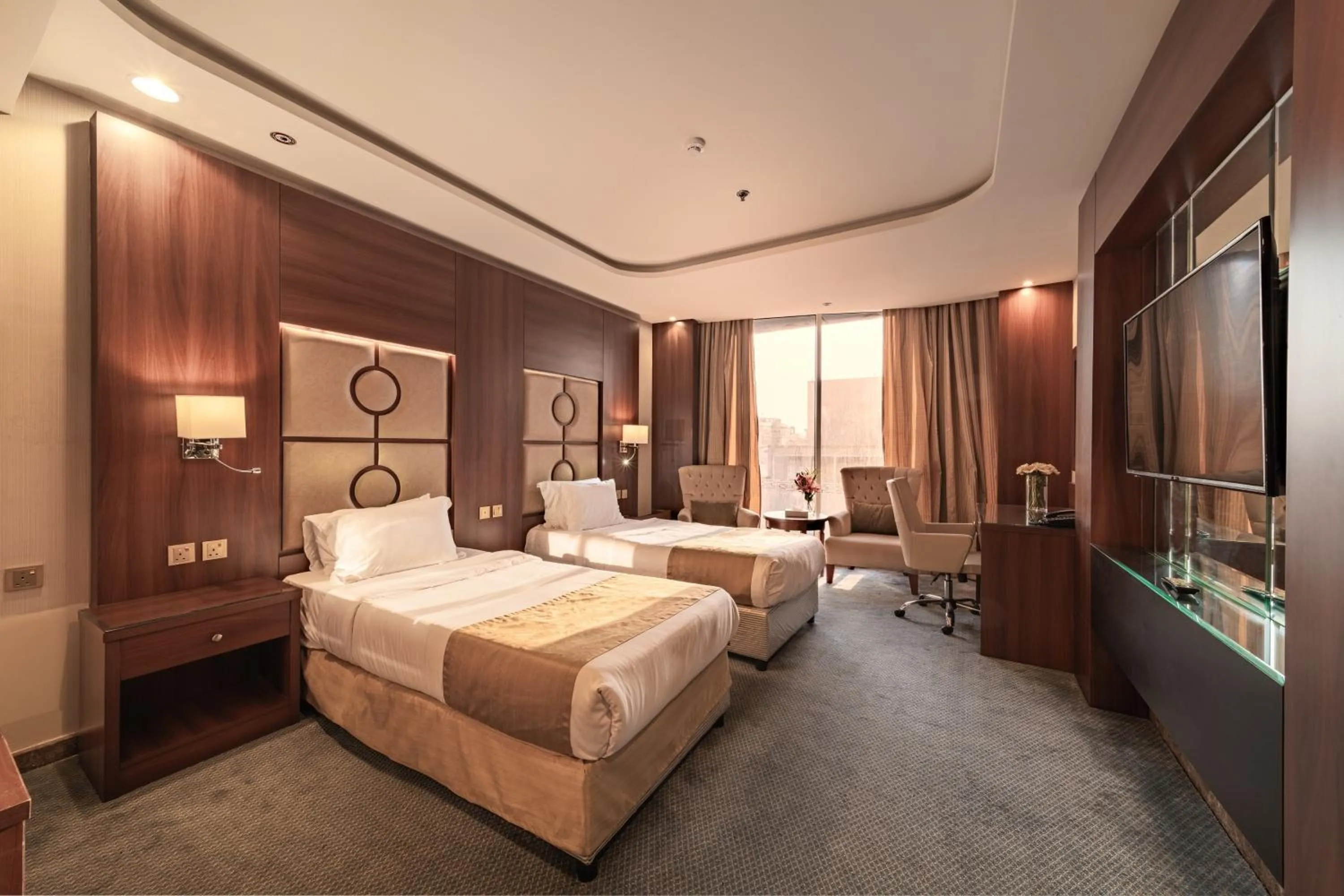 Bedroom in Sunday Red Sea Fountain Alhamra Formerly Vivid Plaza Hotel