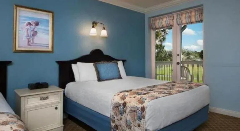 Bed in Disney's Old Key West Resort