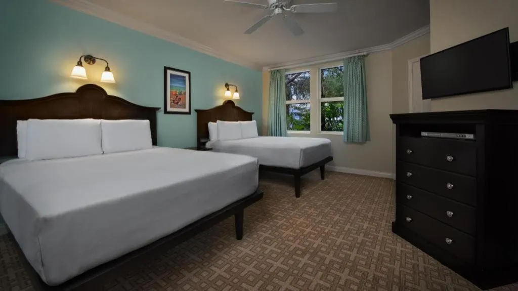 Bed in Disney's Old Key West Resort