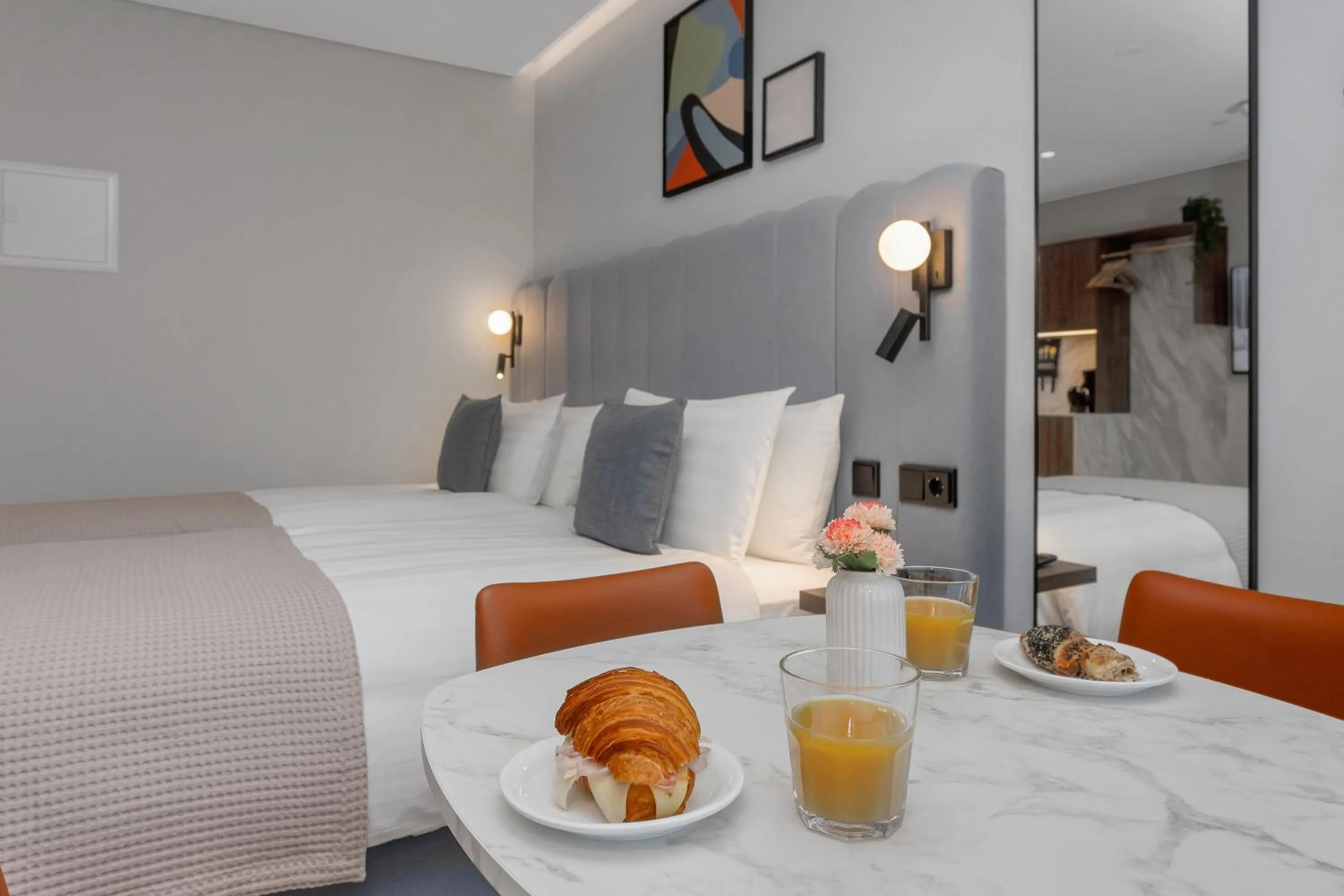 Bed in Candlewood Suites Reykjavik by IHG