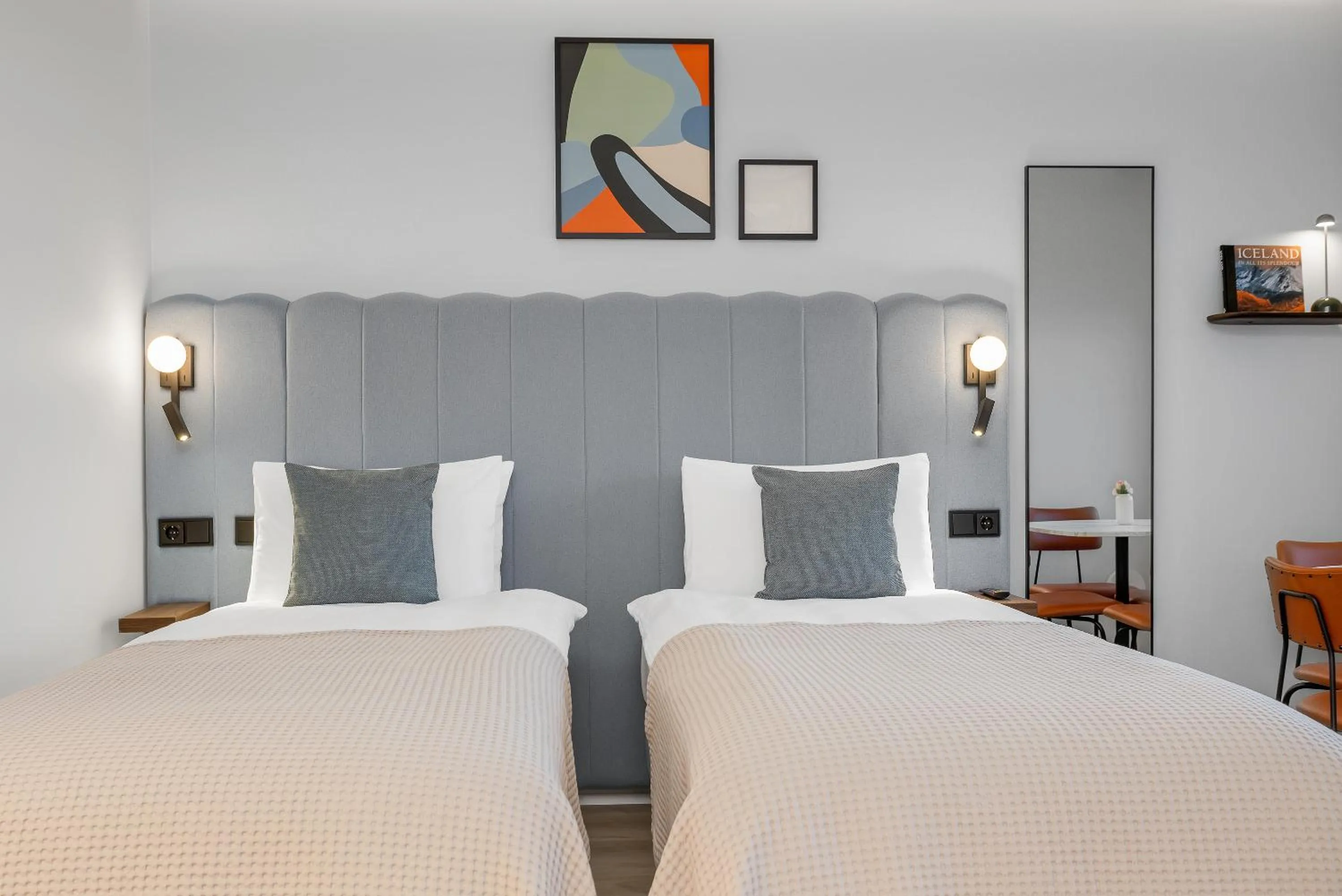 Bed in Candlewood Suites Reykjavik by IHG