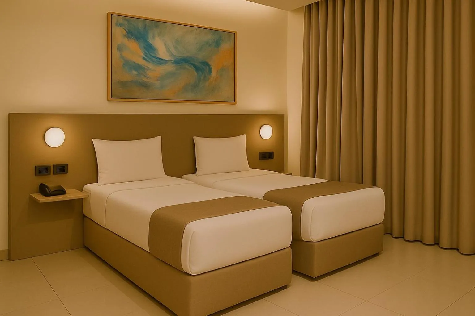 Bed in Viaje Hotel Downtown Cairo