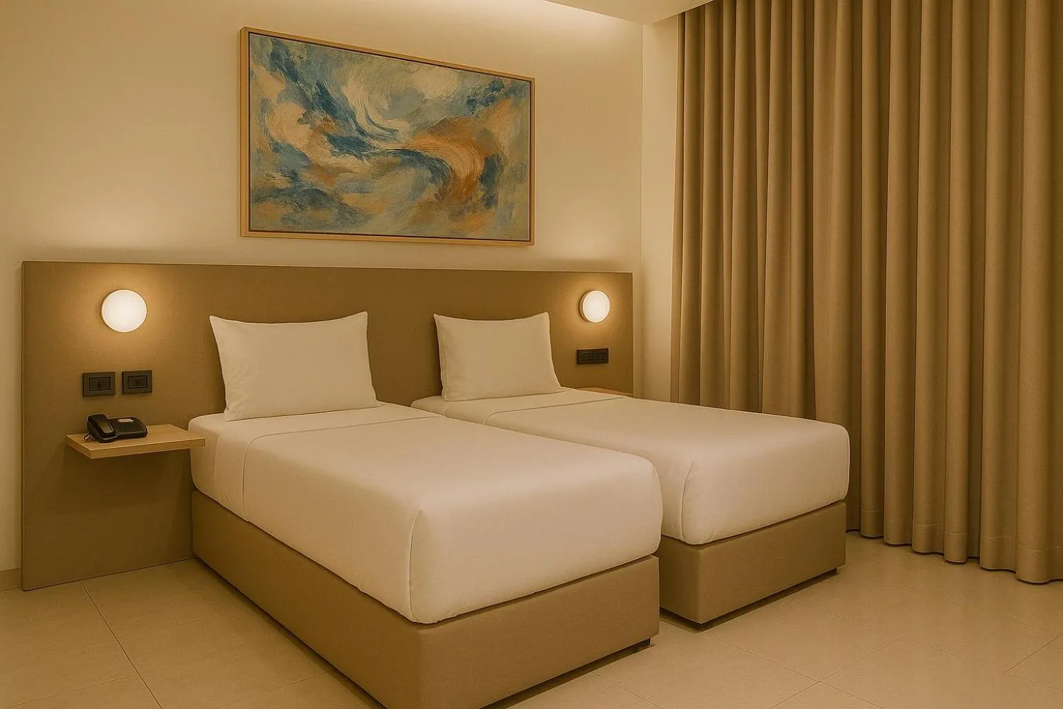 Bed in Viaje Hotel Downtown Cairo