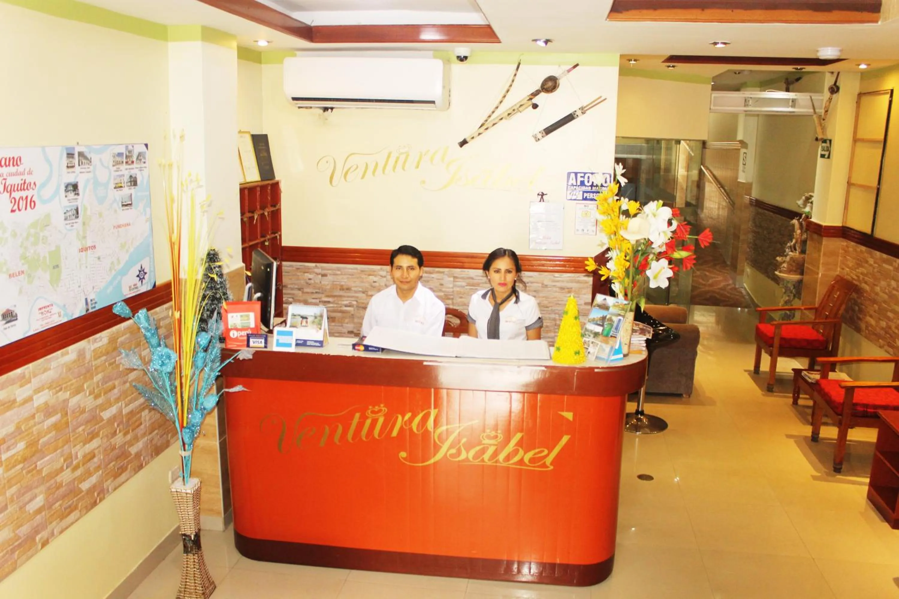 Lobby or reception in Hotel Ventura Isabel