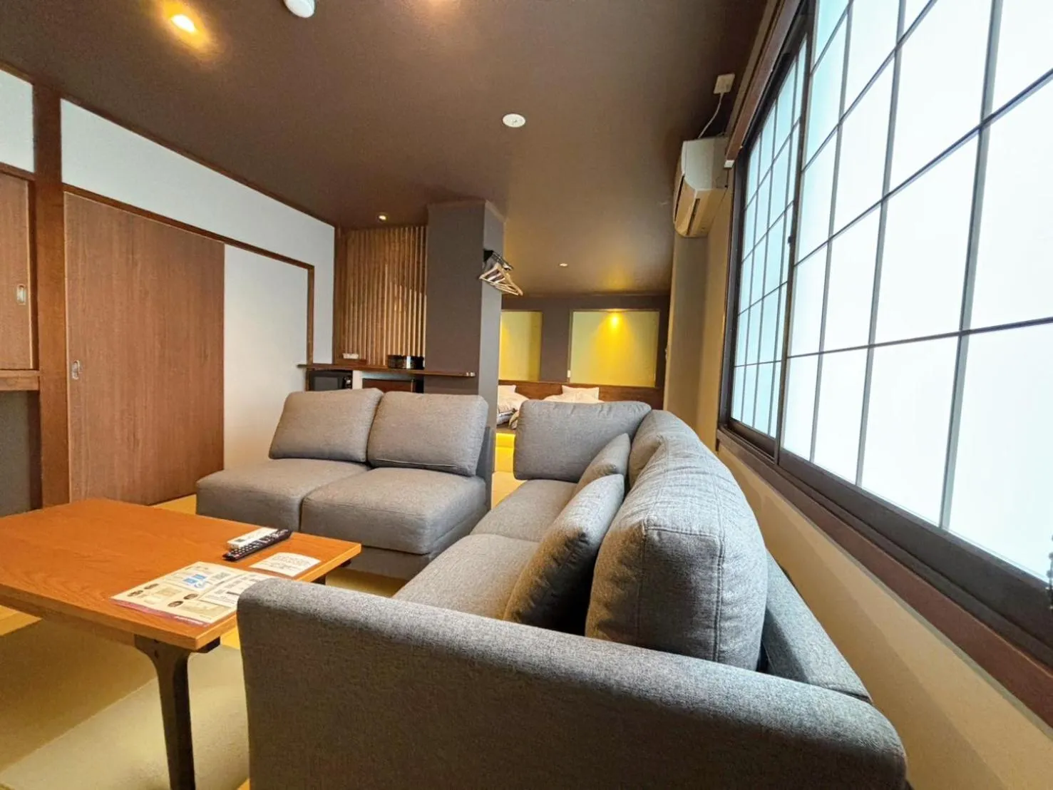 Living room in Nozawa Onsen Azegamikan