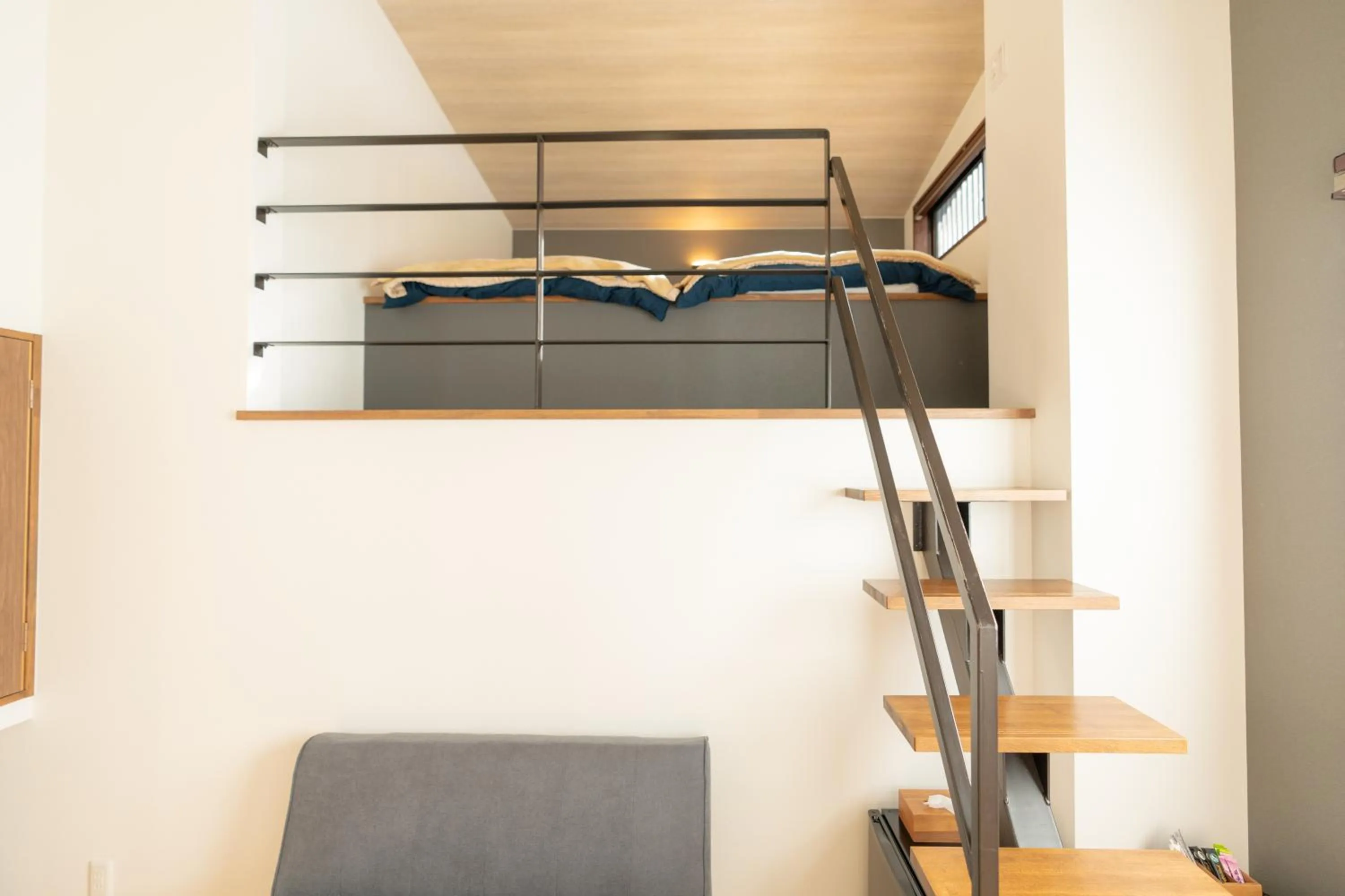 Bed in Nozawa Onsen Azegamikan