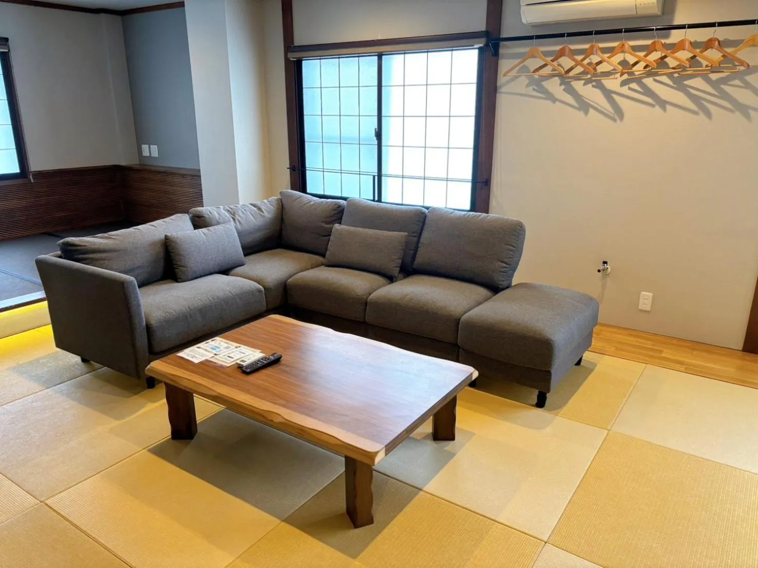 Living room in Nozawa Onsen Azegamikan