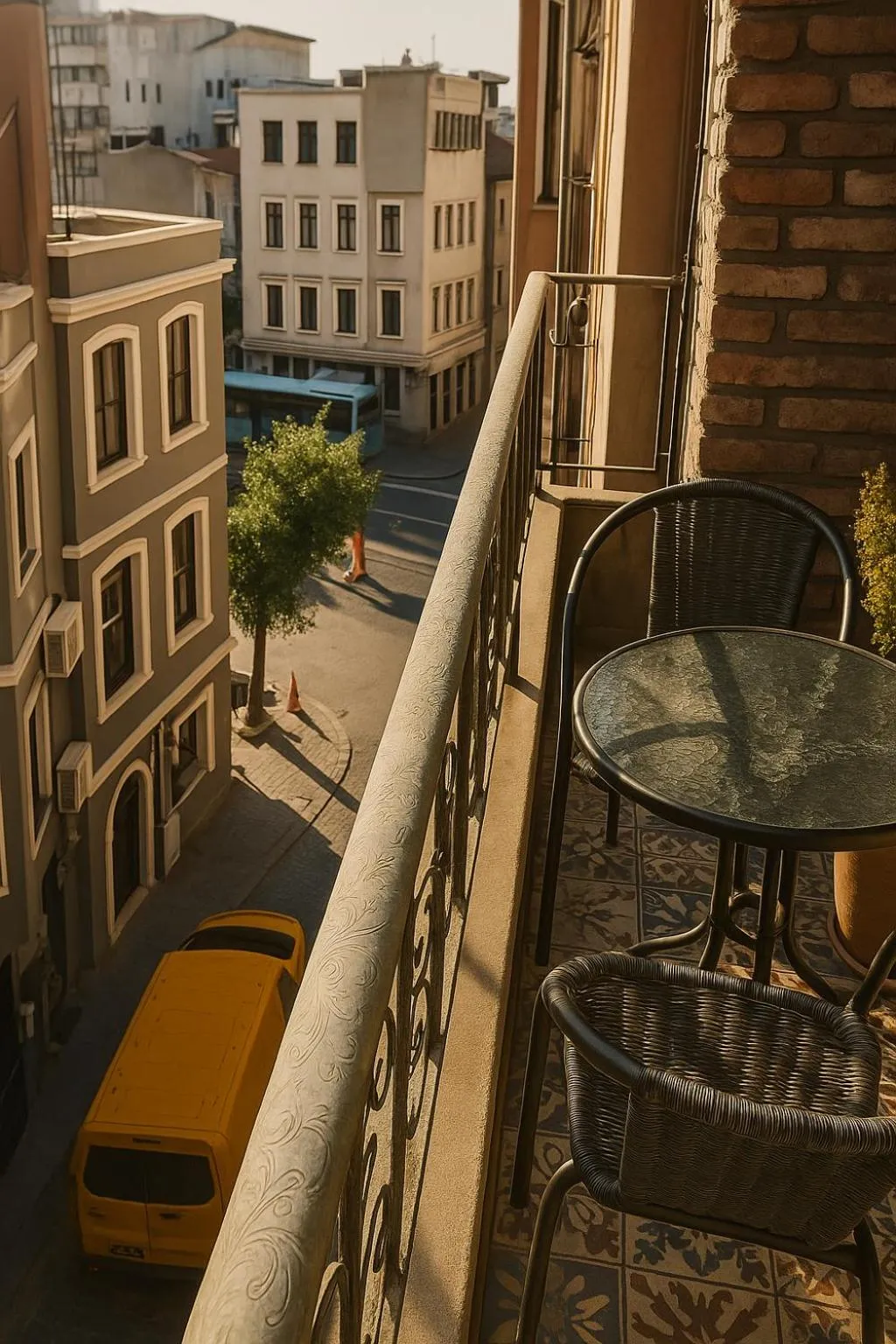 Balcony/Terrace in Utarit Hotel