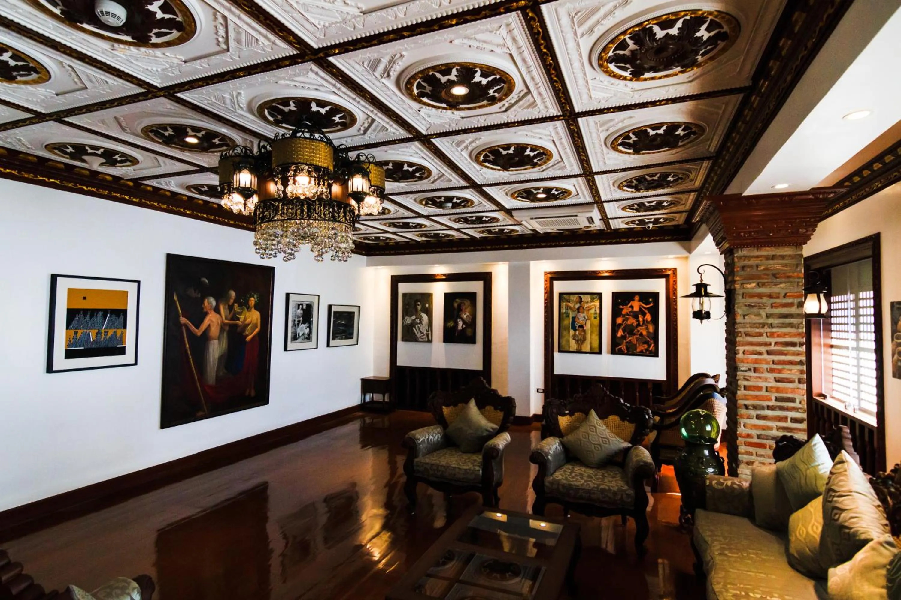 Lobby or reception in Hotel Luna Annex