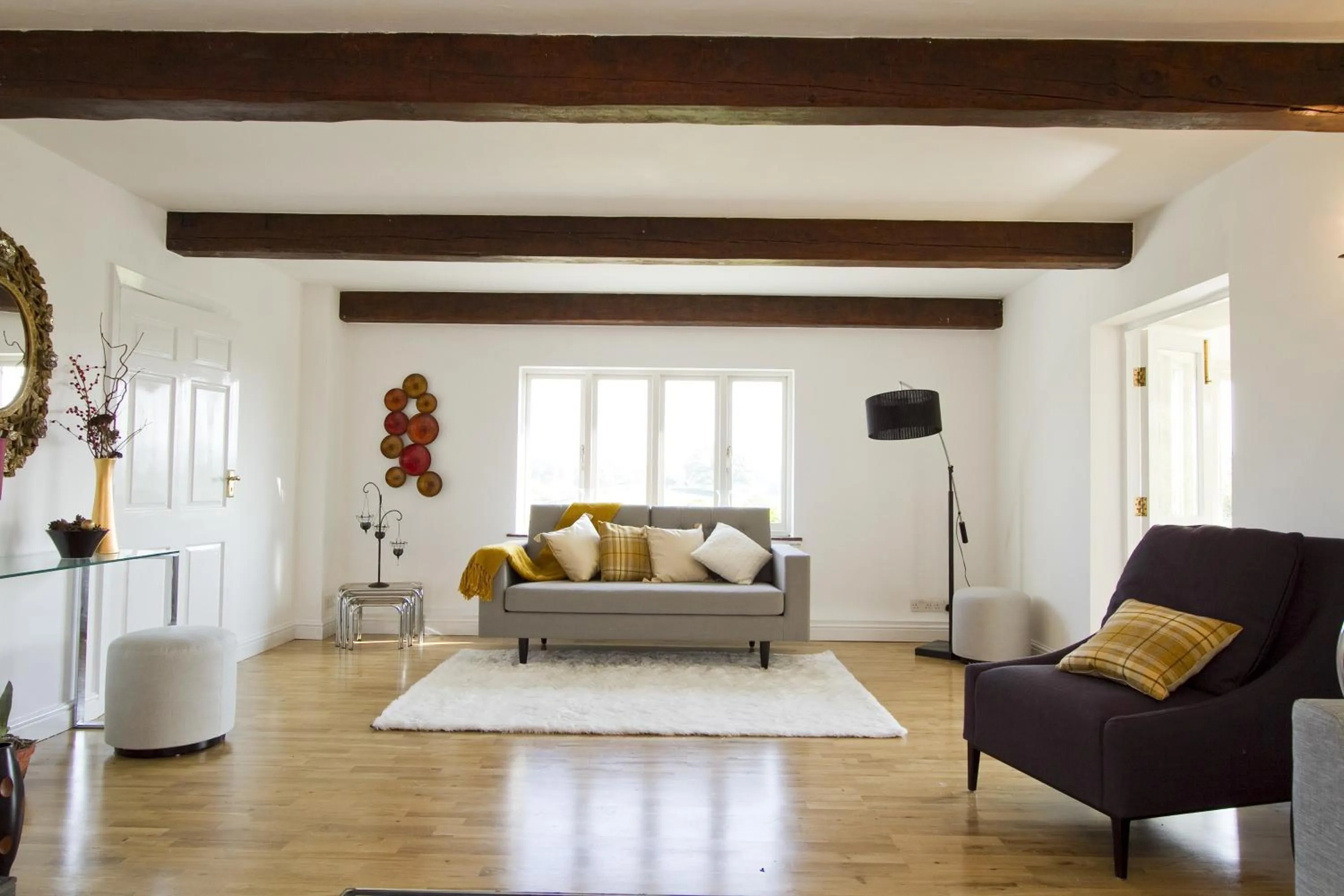 Seating area in High Grassings Country House