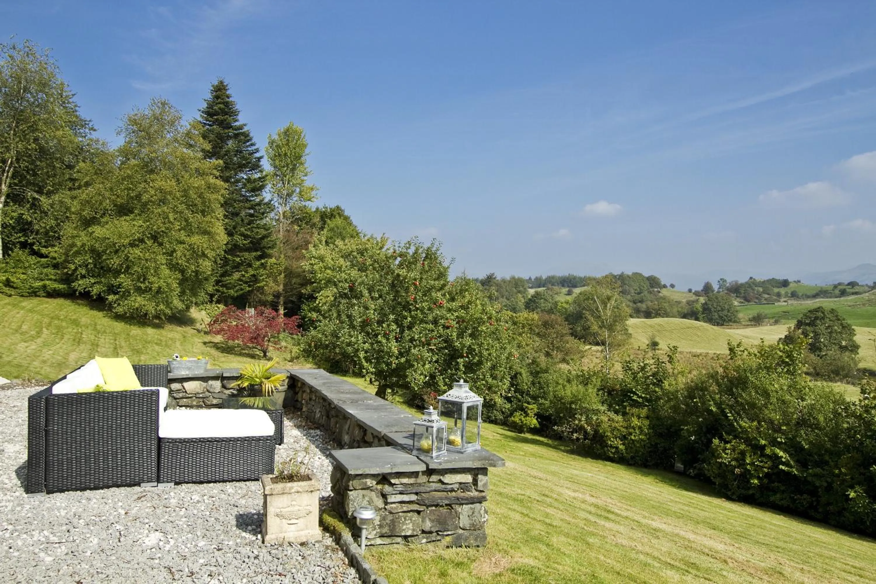Balcony/Terrace in High Grassings Country House