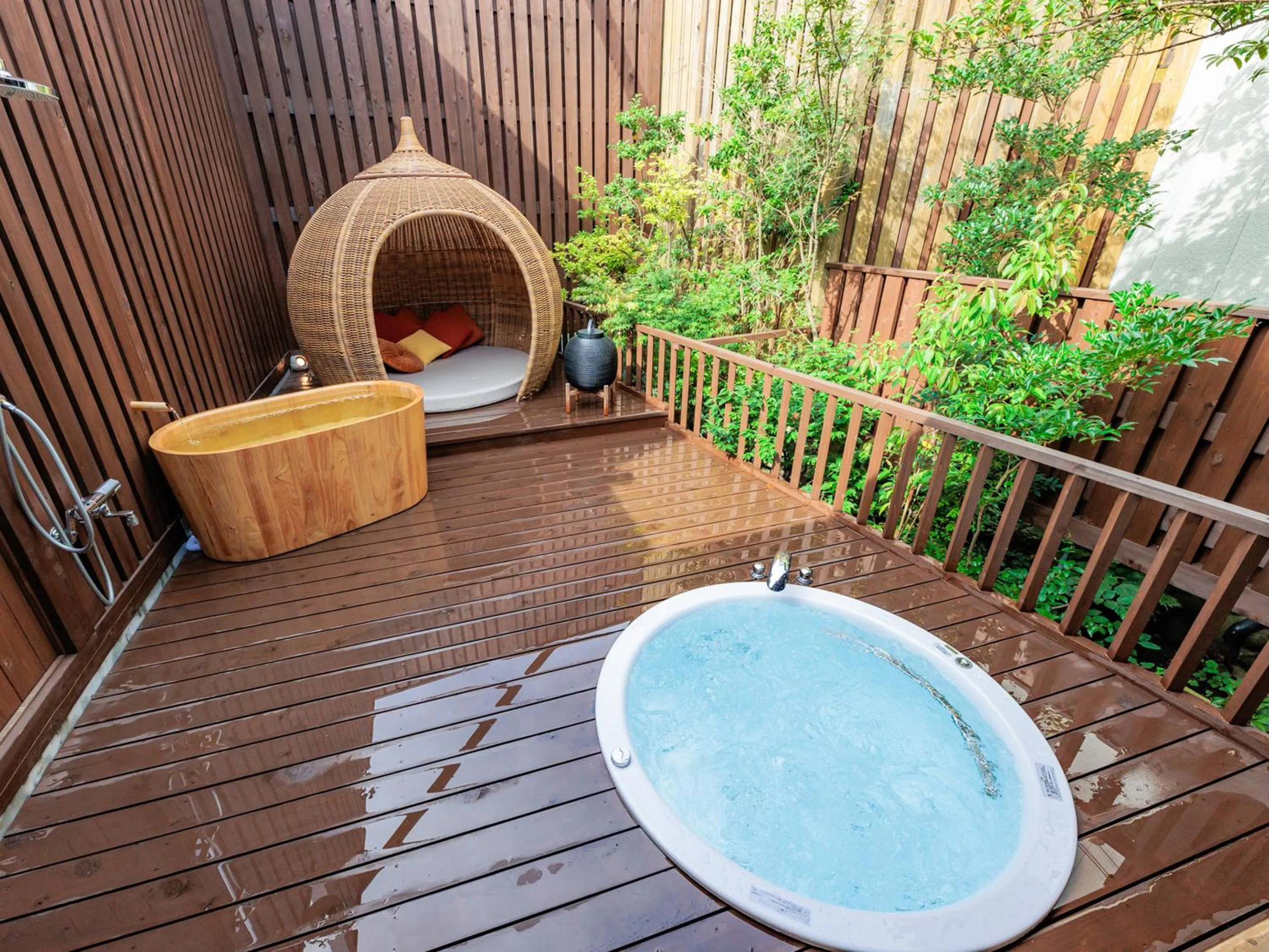 Open Air Bath in AsoTsuruya