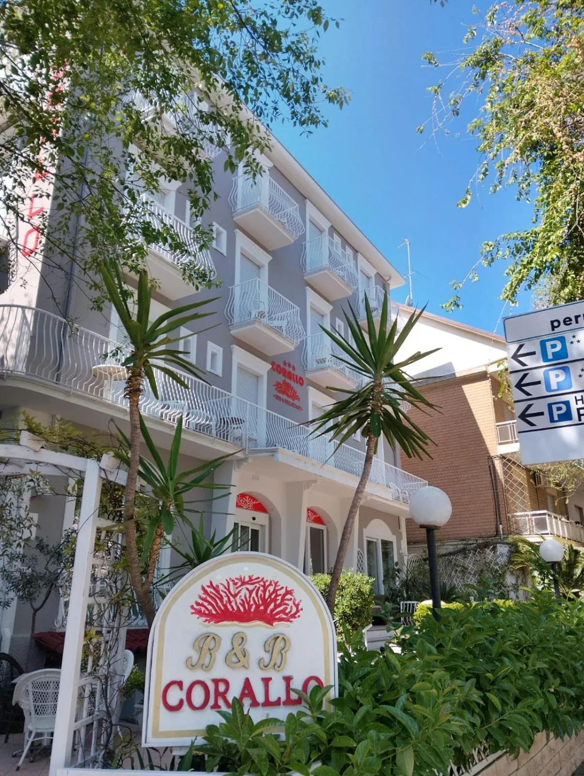 Property building in Hotel Corallo Garnì