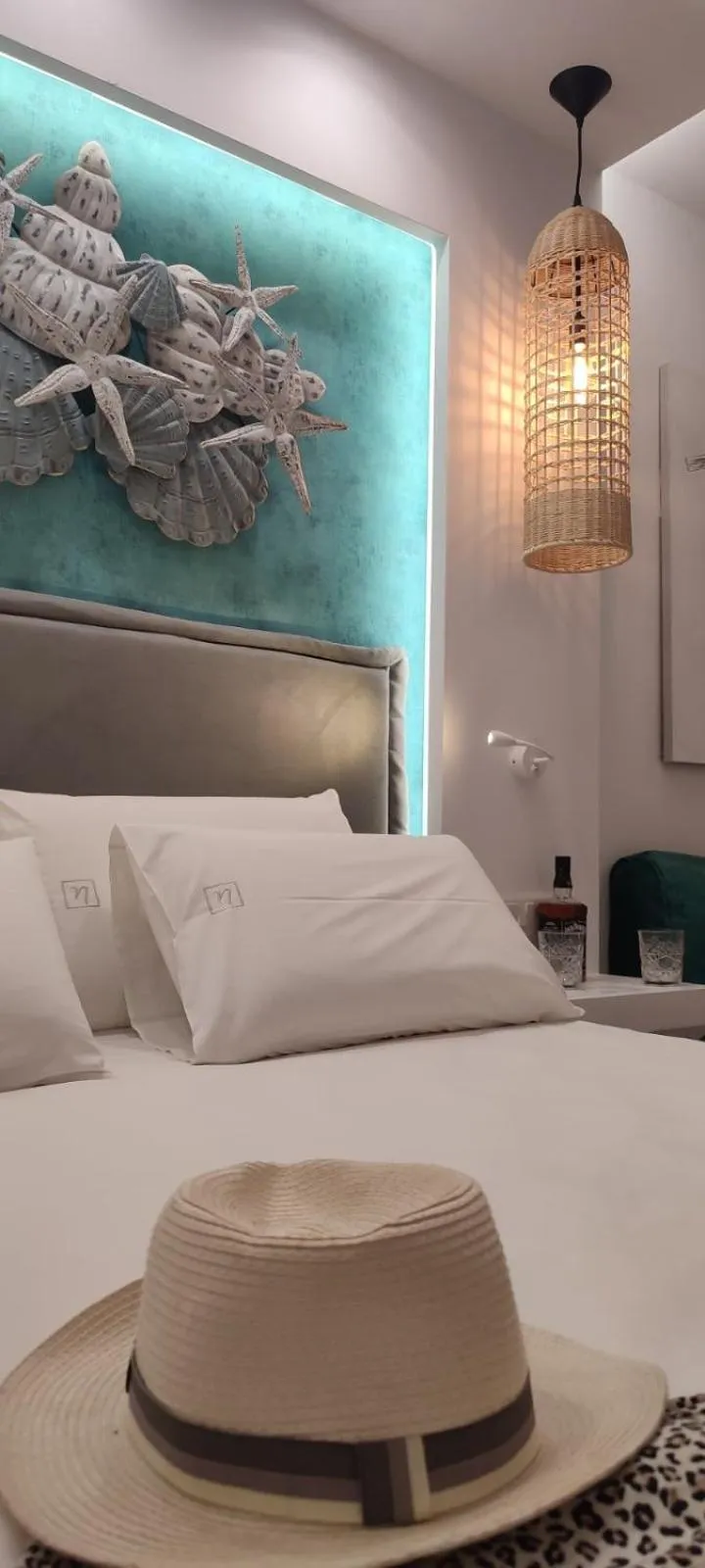 Bed in Ilianthos Apartments & Rooms