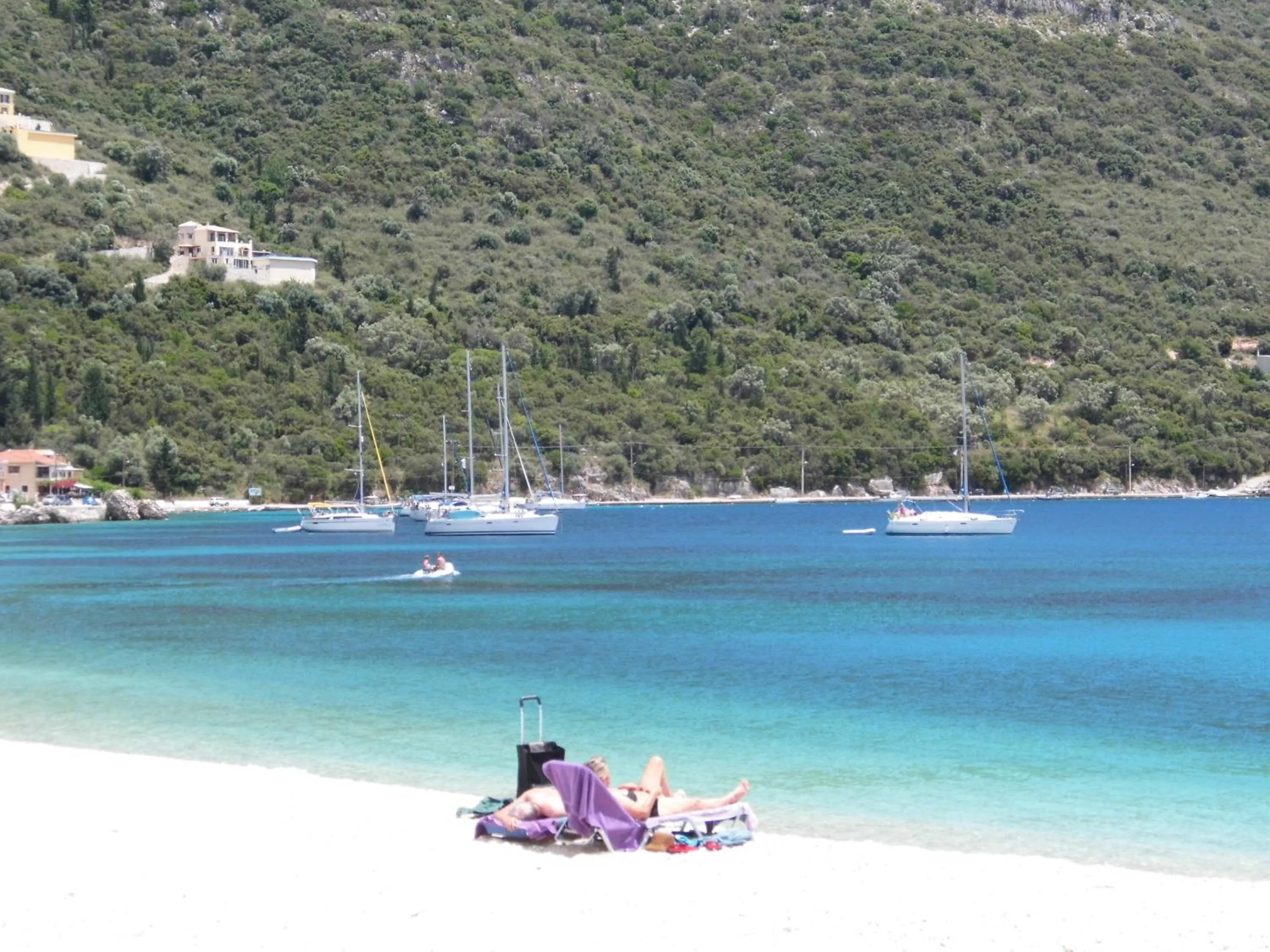 Beach in Ilianthos Apartments & Rooms