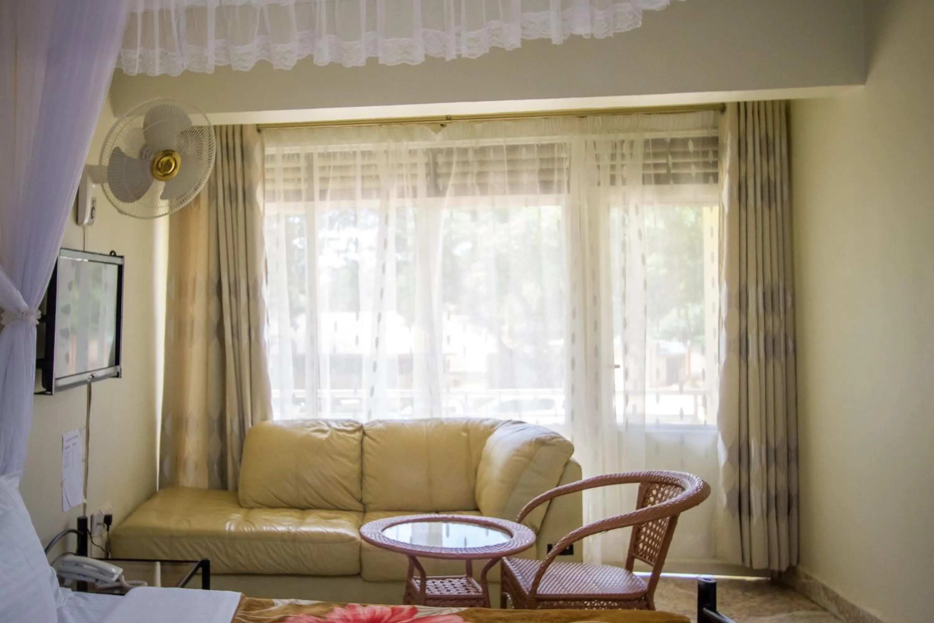 Bedroom in Jinja Safari Hotel