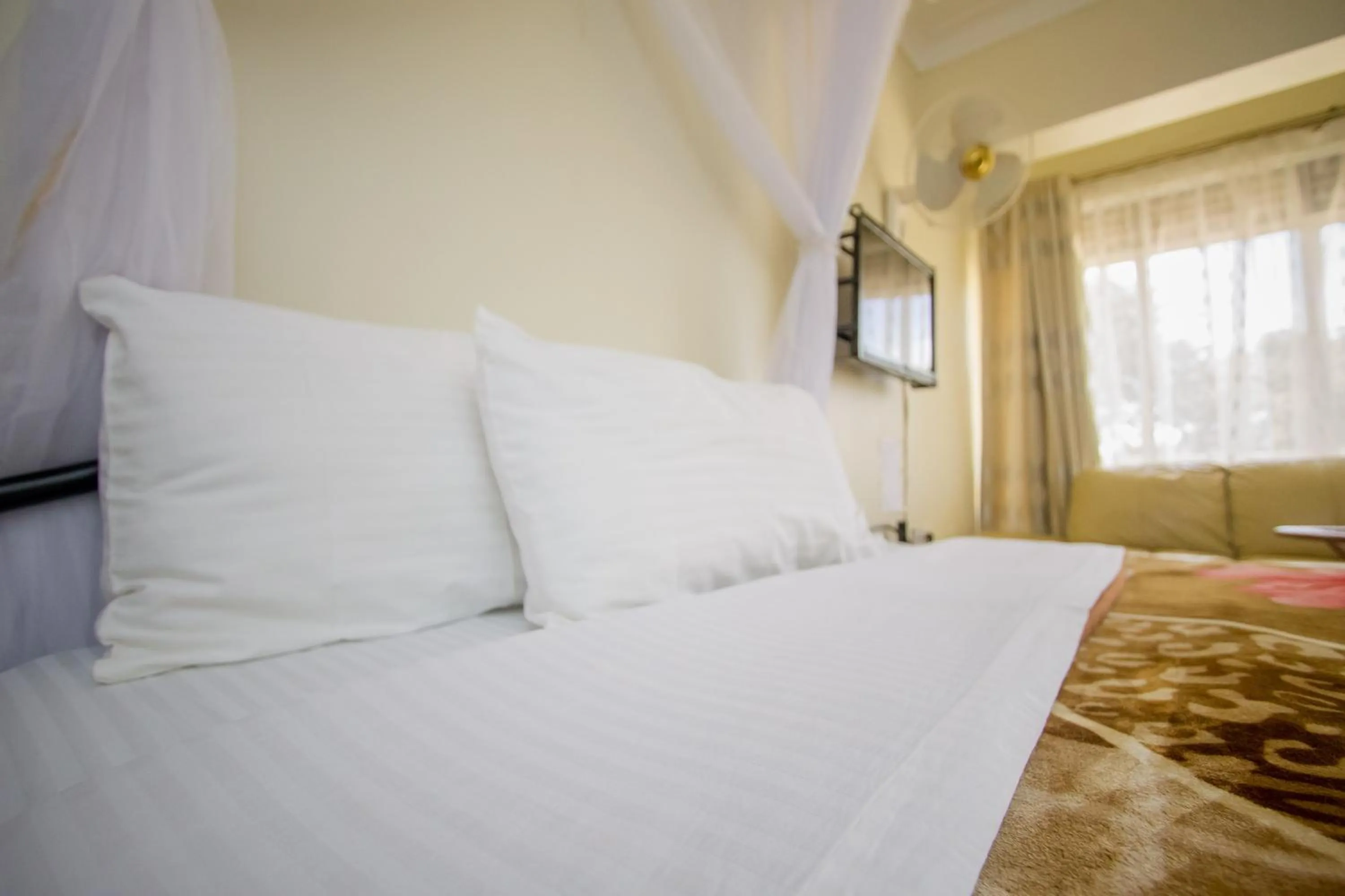 Bedroom in Jinja Safari Hotel