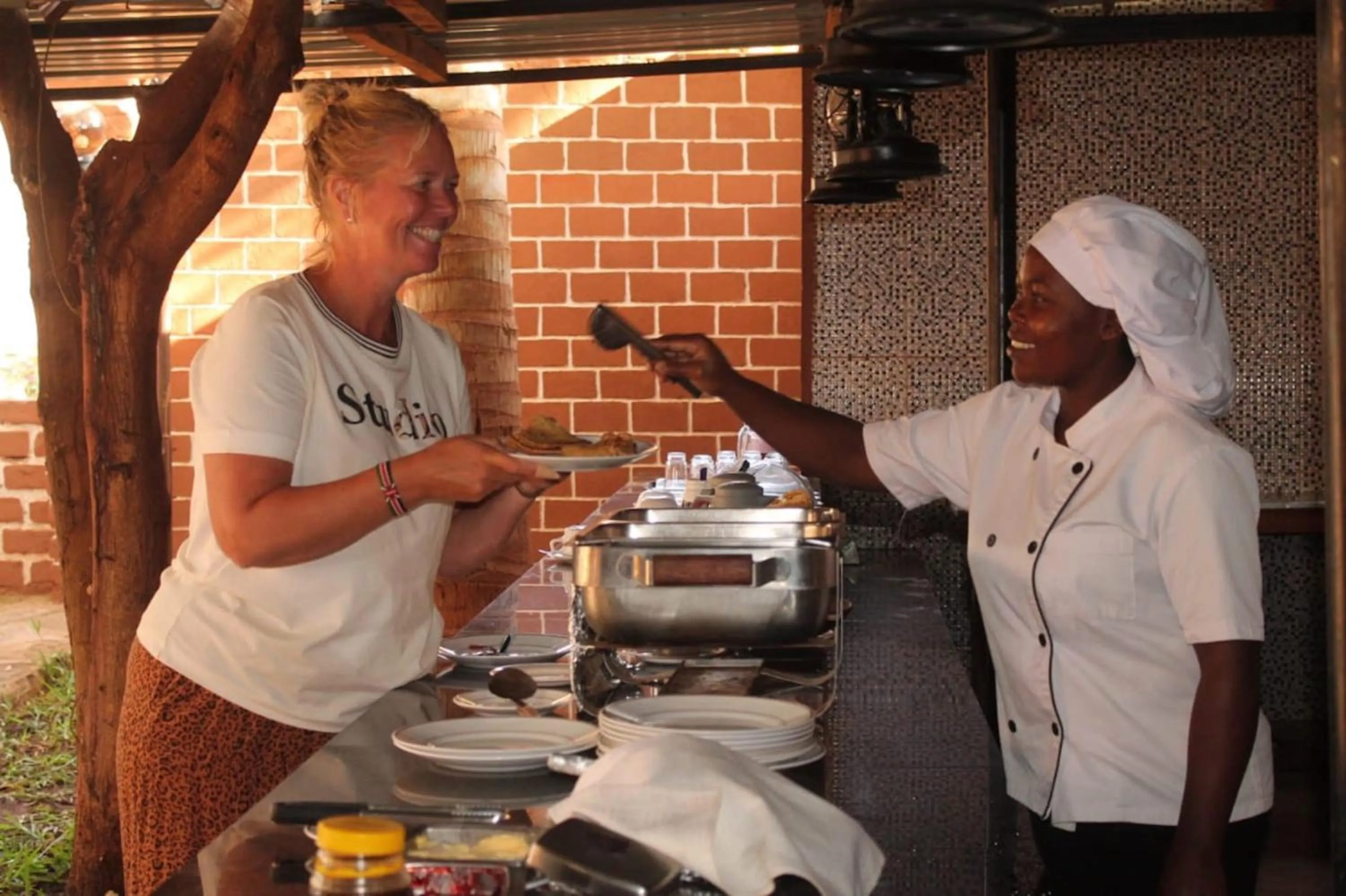 Breakfast in Impala Safari Lodge