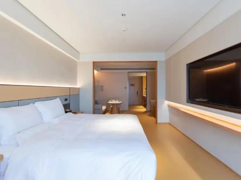 Bed in JI Hotel Beijing Headquarters Base Science Park Subway Station