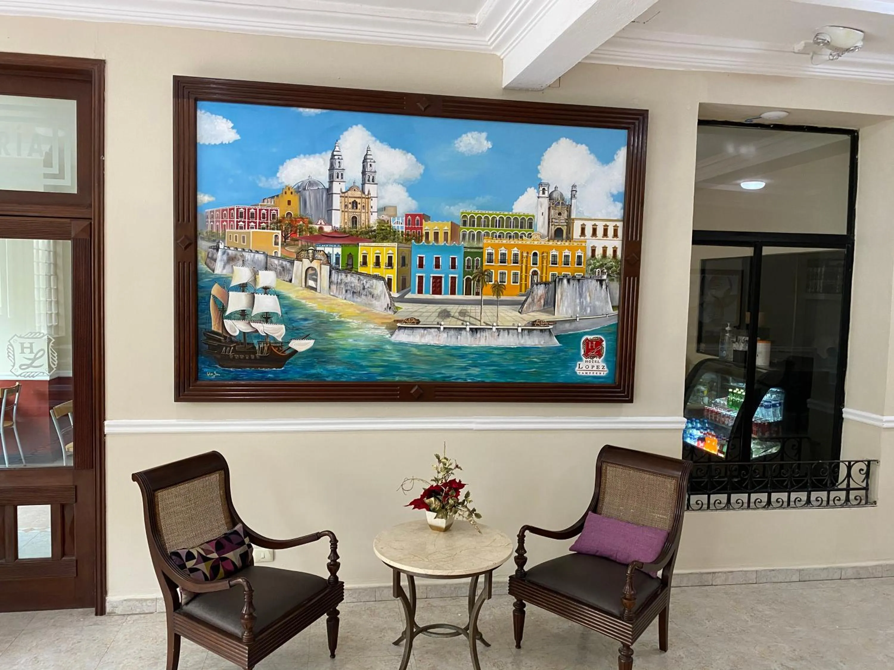 Property building in Hotel Lopez Campeche