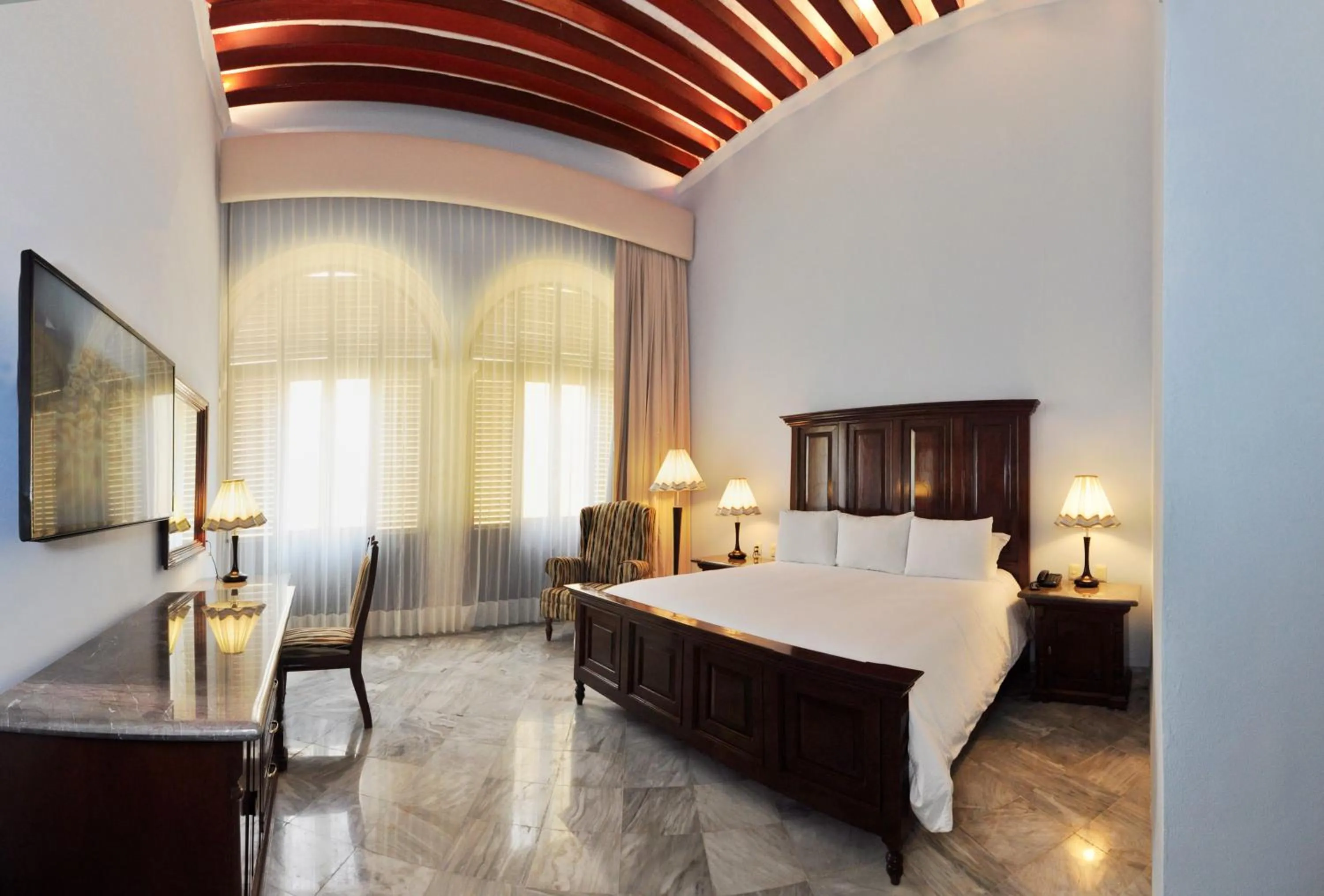 Property building, Bed in Hotel Lopez Campeche